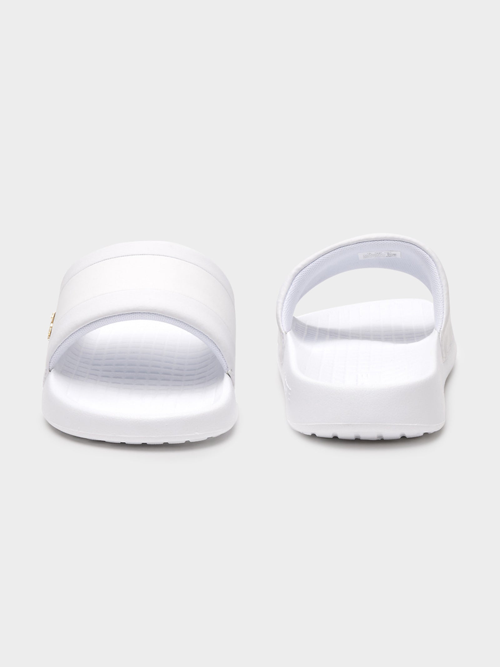 Mens Serve Slide Hybrid Slides in White