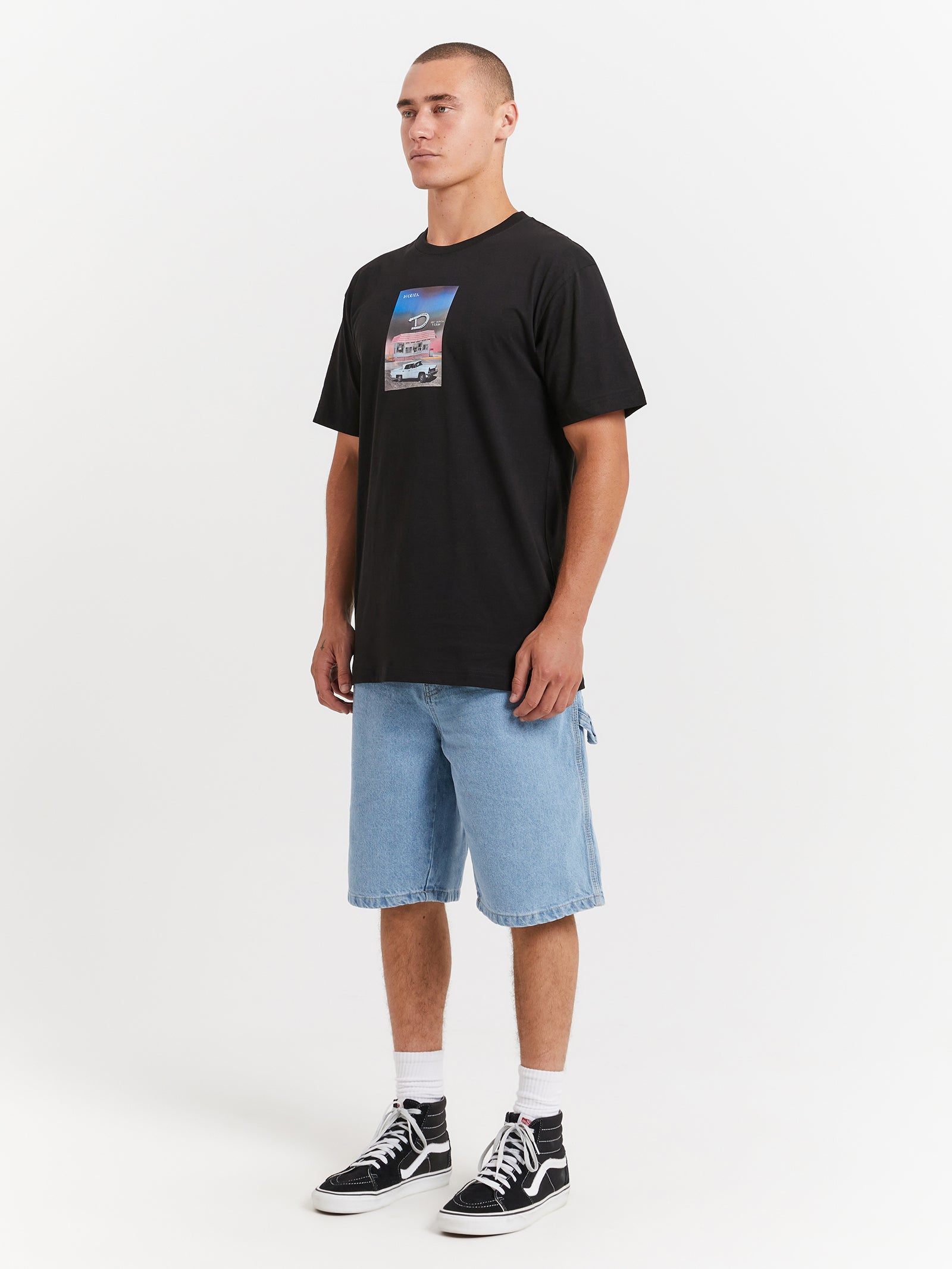 Diner 330 Short Sleeve T-Shirt in Black