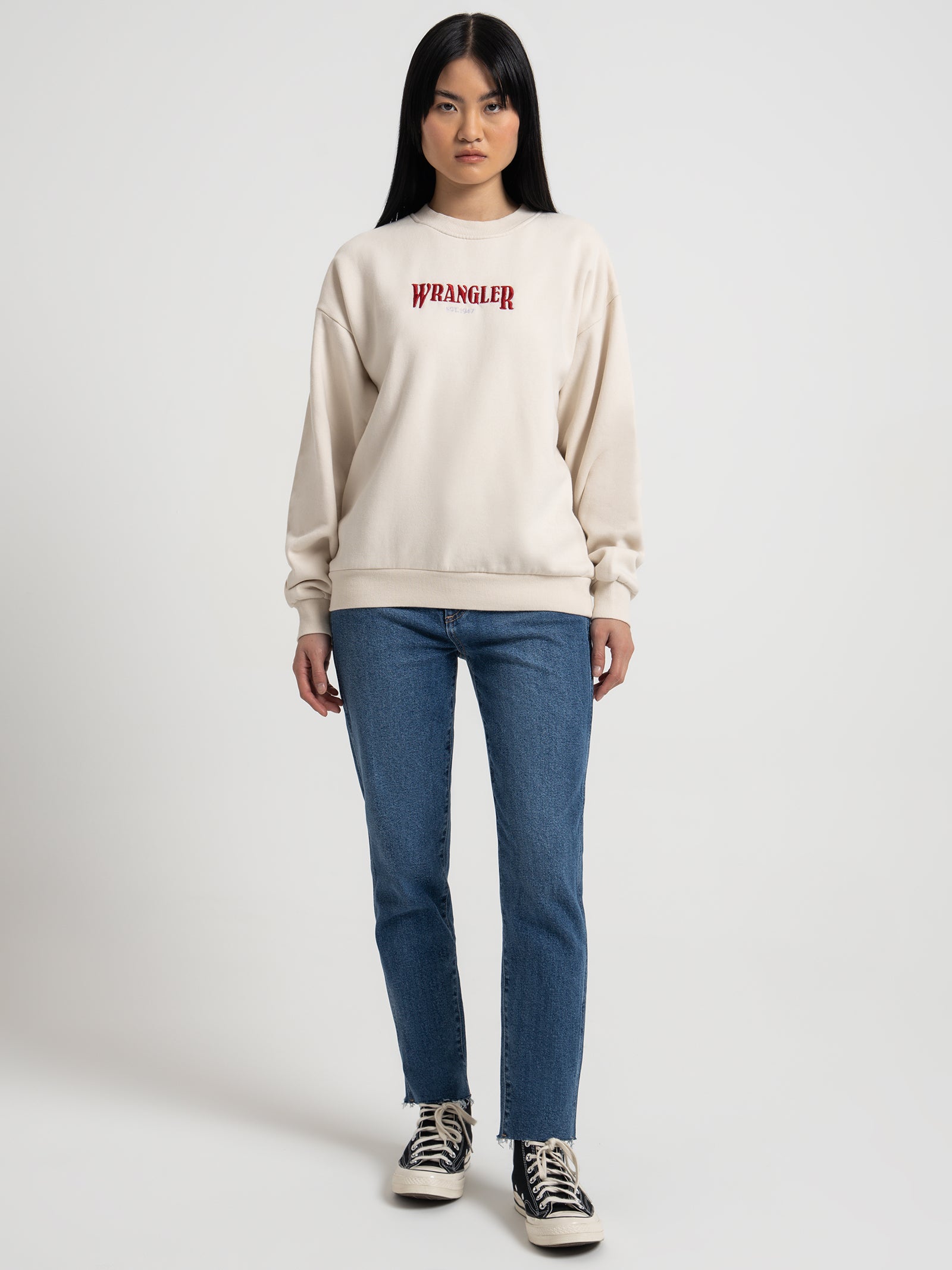 Slouch Sweat in Ecru