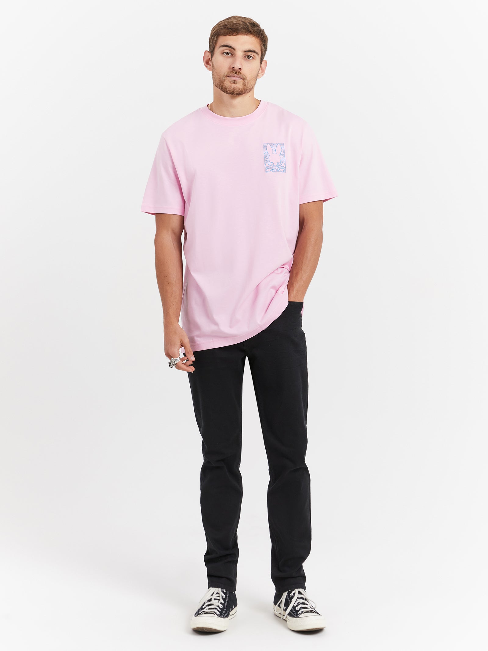 Pisani Graphic T-Shirt in Pure Pink