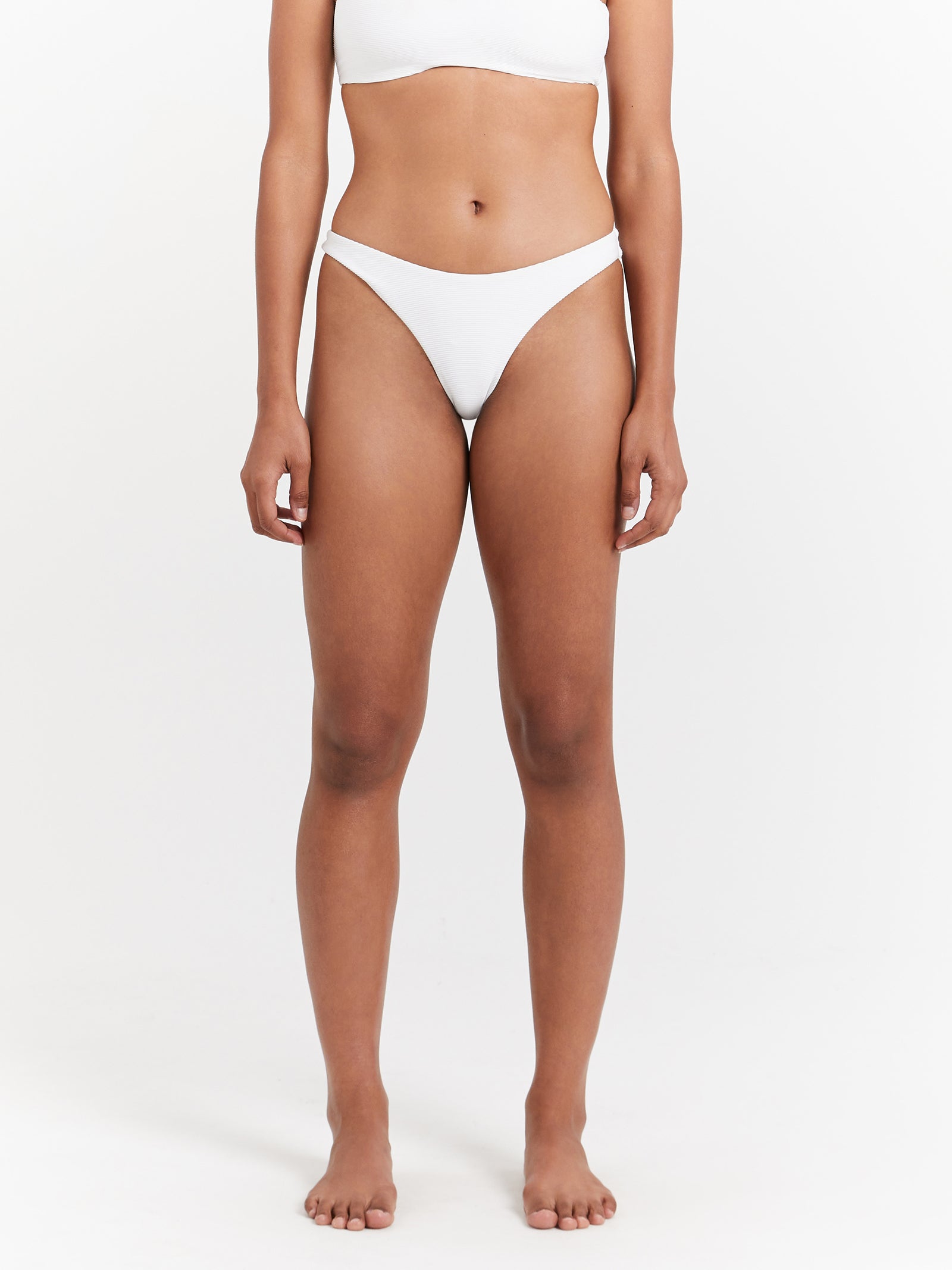 Classic Bikini Briefs in White Sands