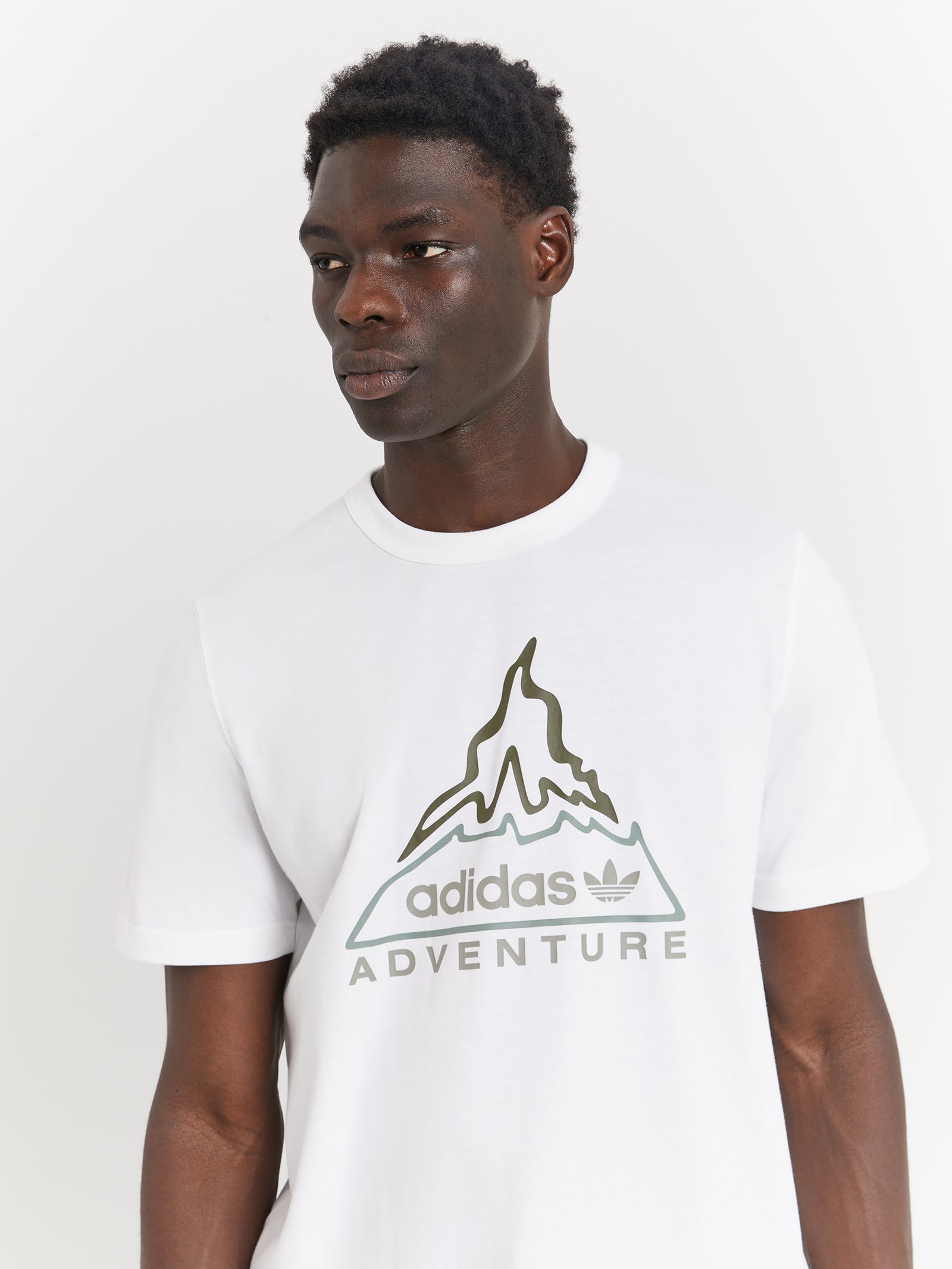 Adventure Volcano T-Shirt in White