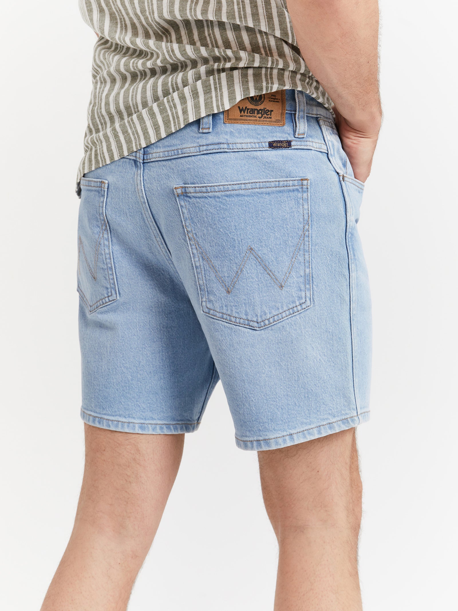 Eazy Straight Shorts in Blue Flash