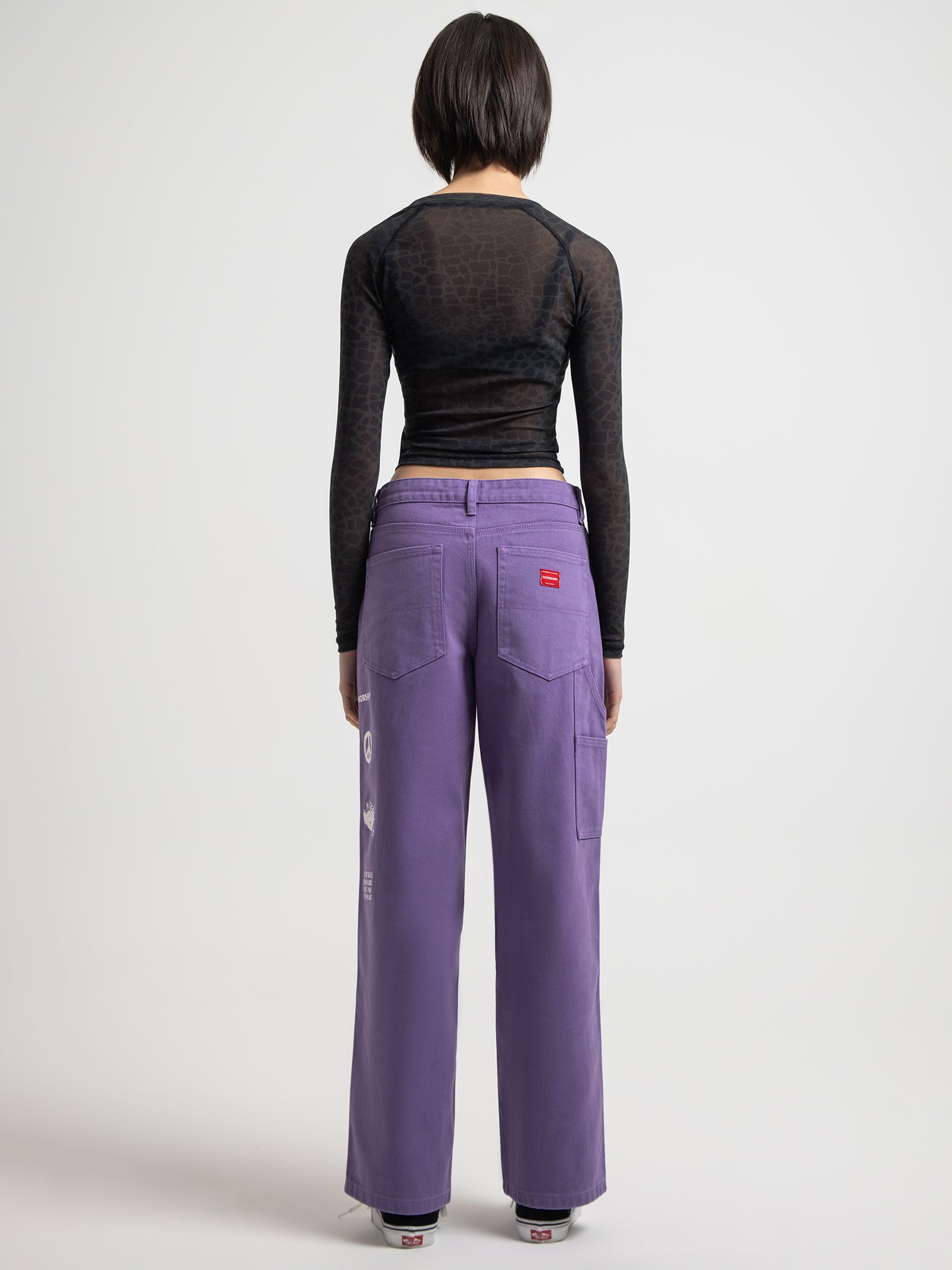 Worship Carpenter Jeans in Prism Violet