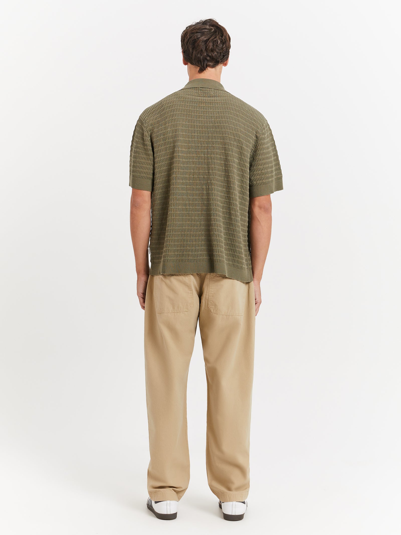 Zanito Knit Shirt in Olive