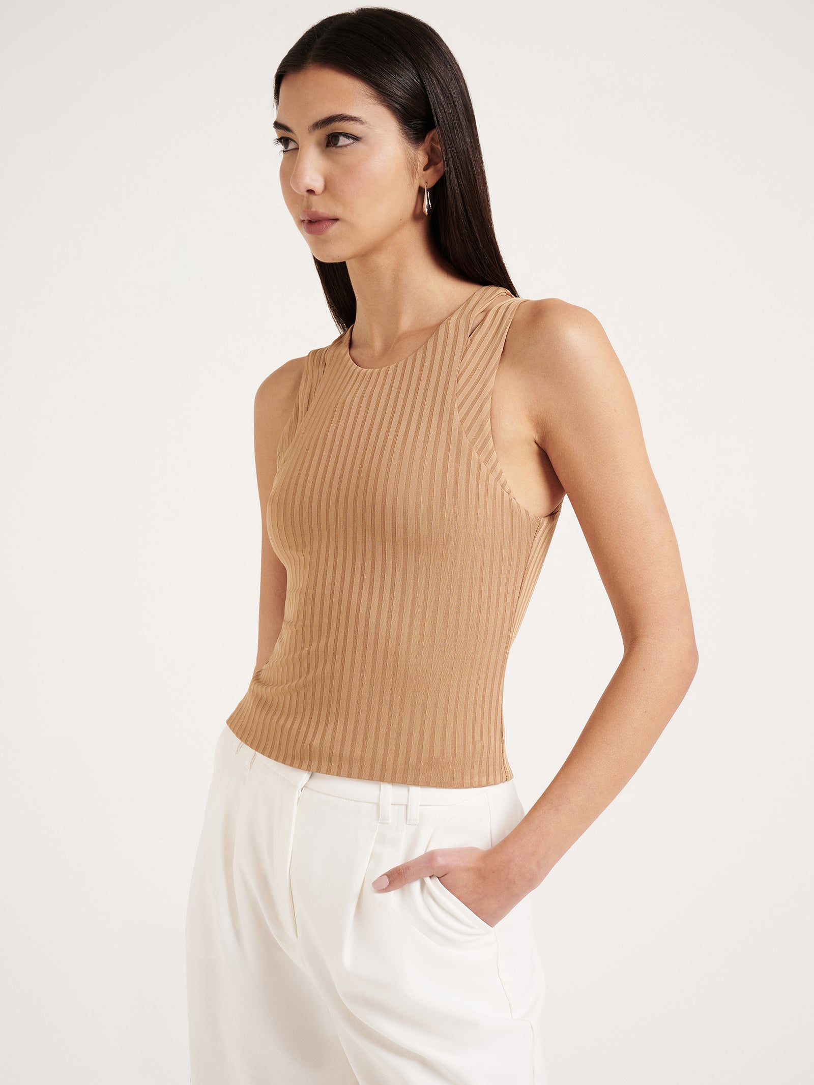 Safiya Top in Sand