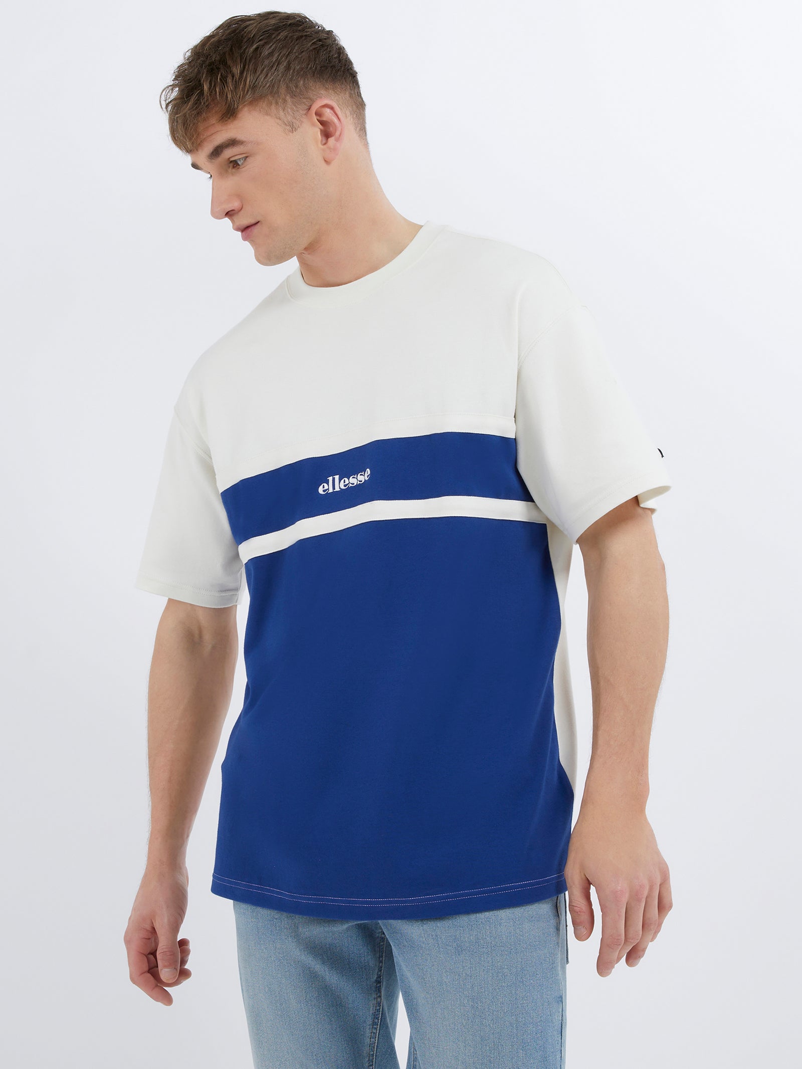 Rocazzi T-Shirt Off In White & Navy