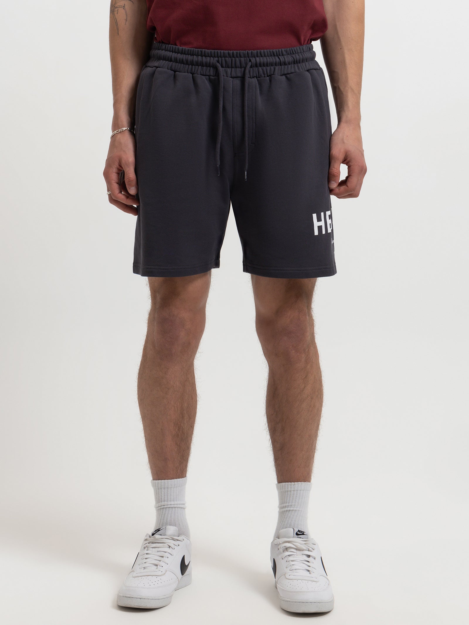 Contender Track Shorts in Coal