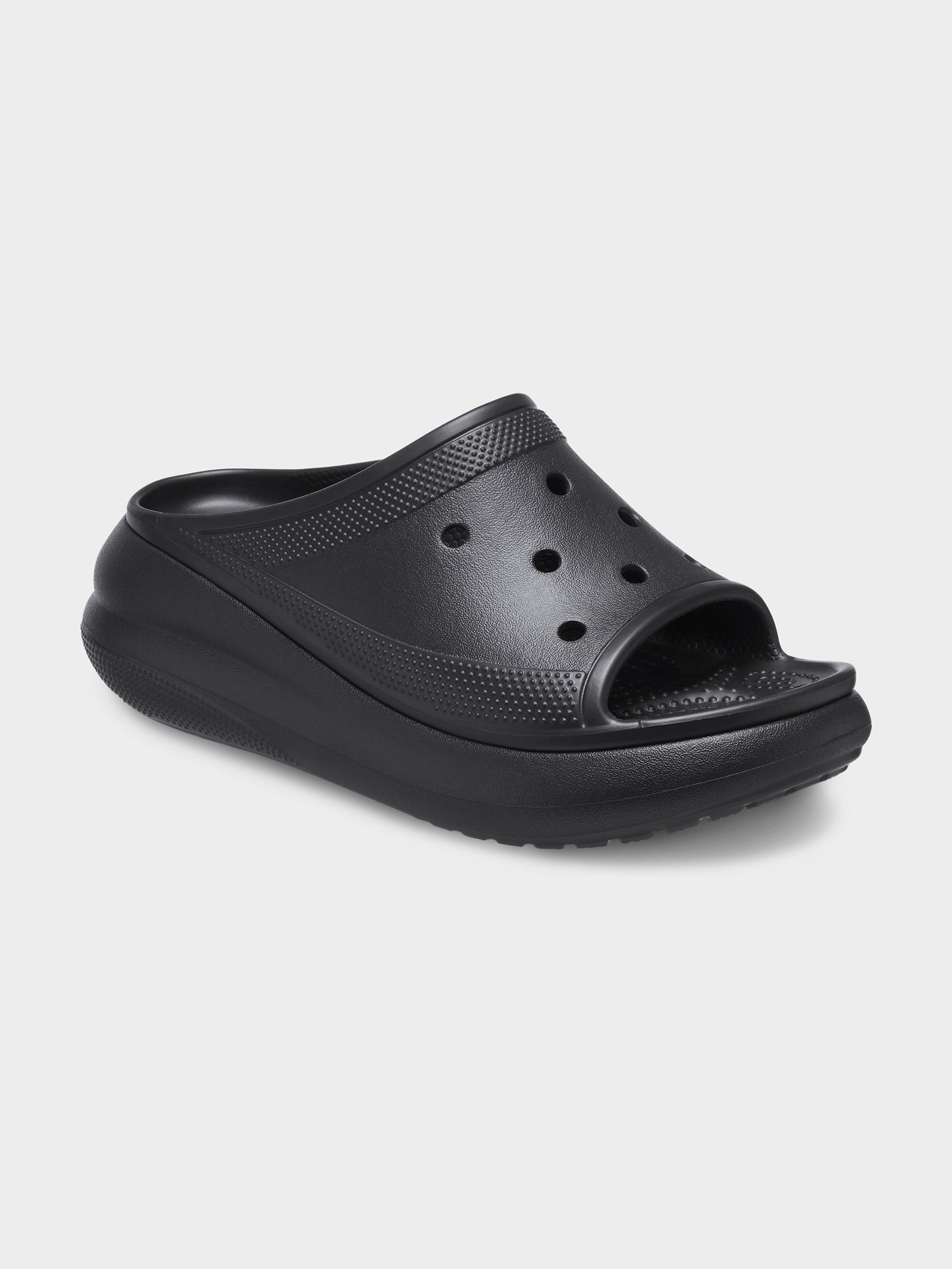 Crush Platform Slides in Black