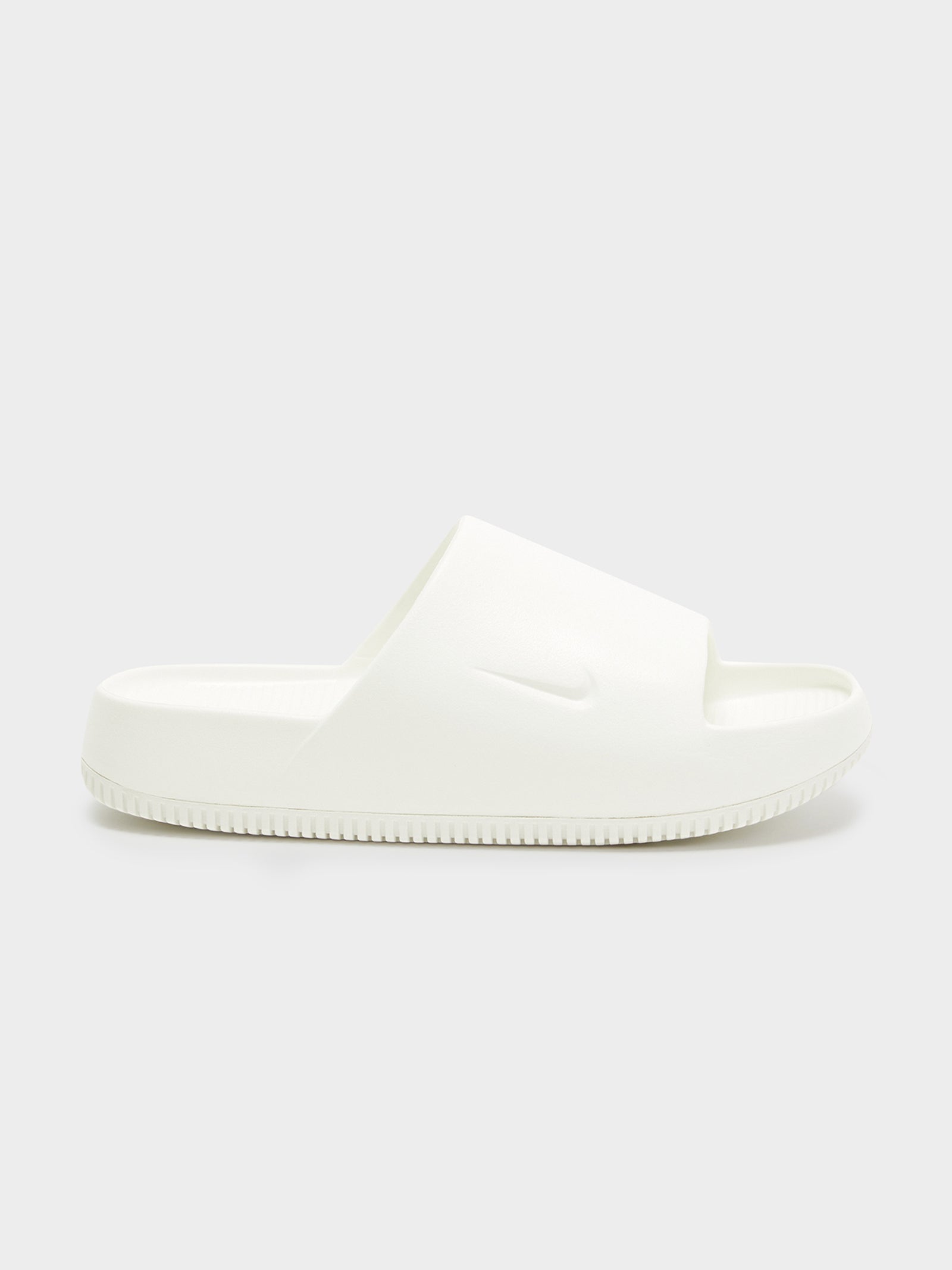 Womens Calm Slides in Off White