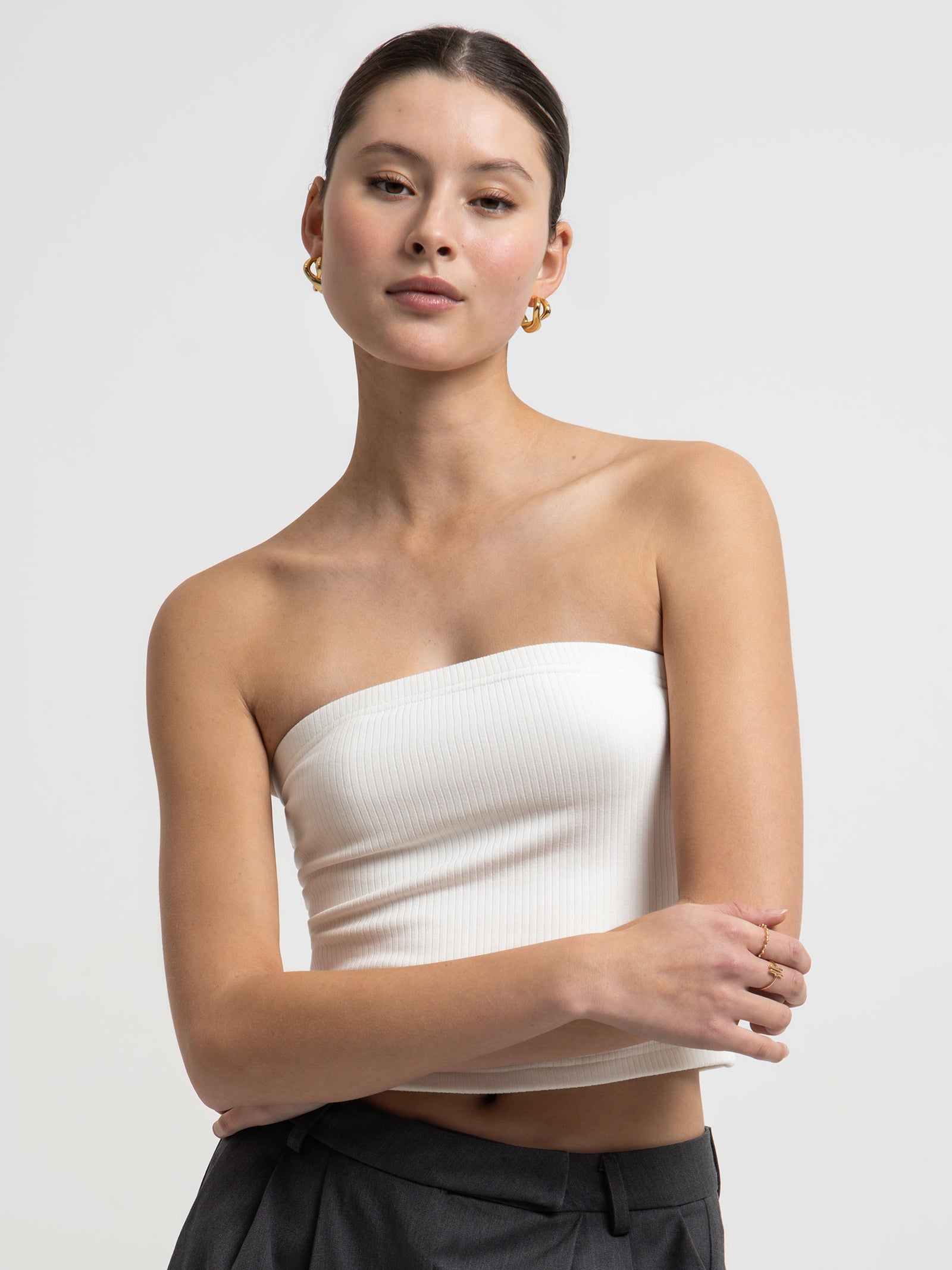 Cormac Tube Top in White