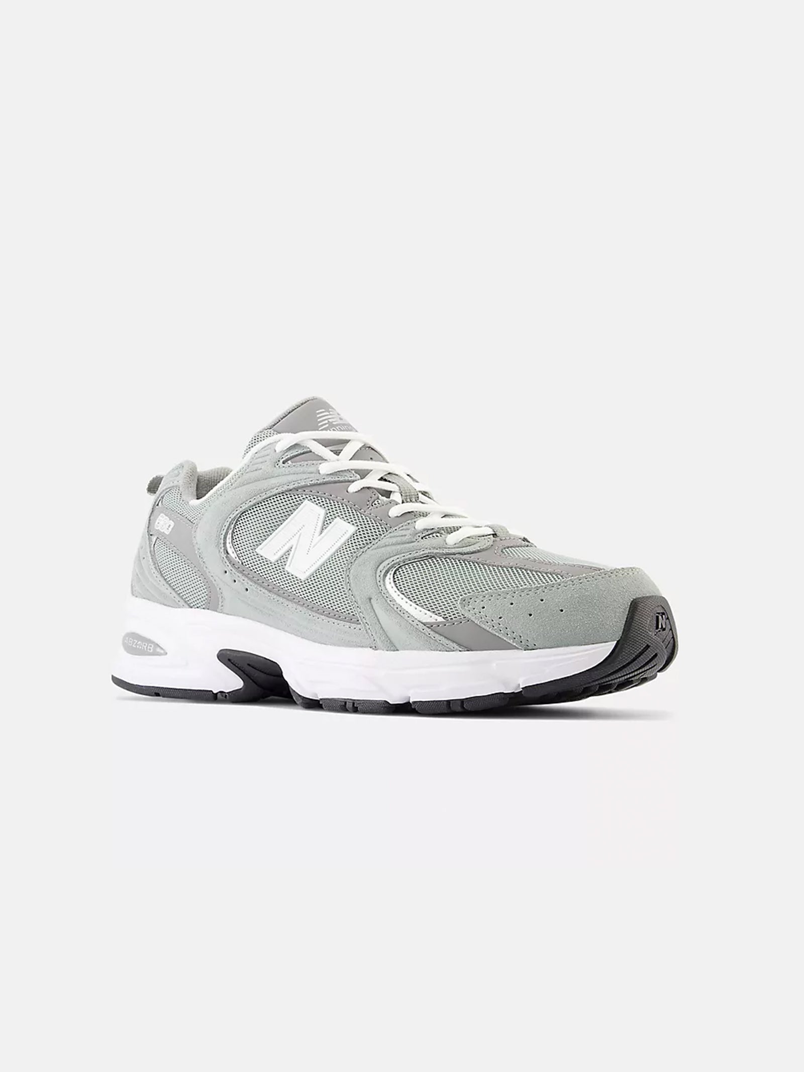 Unisex 530 Sneakers in Juniper Green, Shadow Grey & Silver Metallic