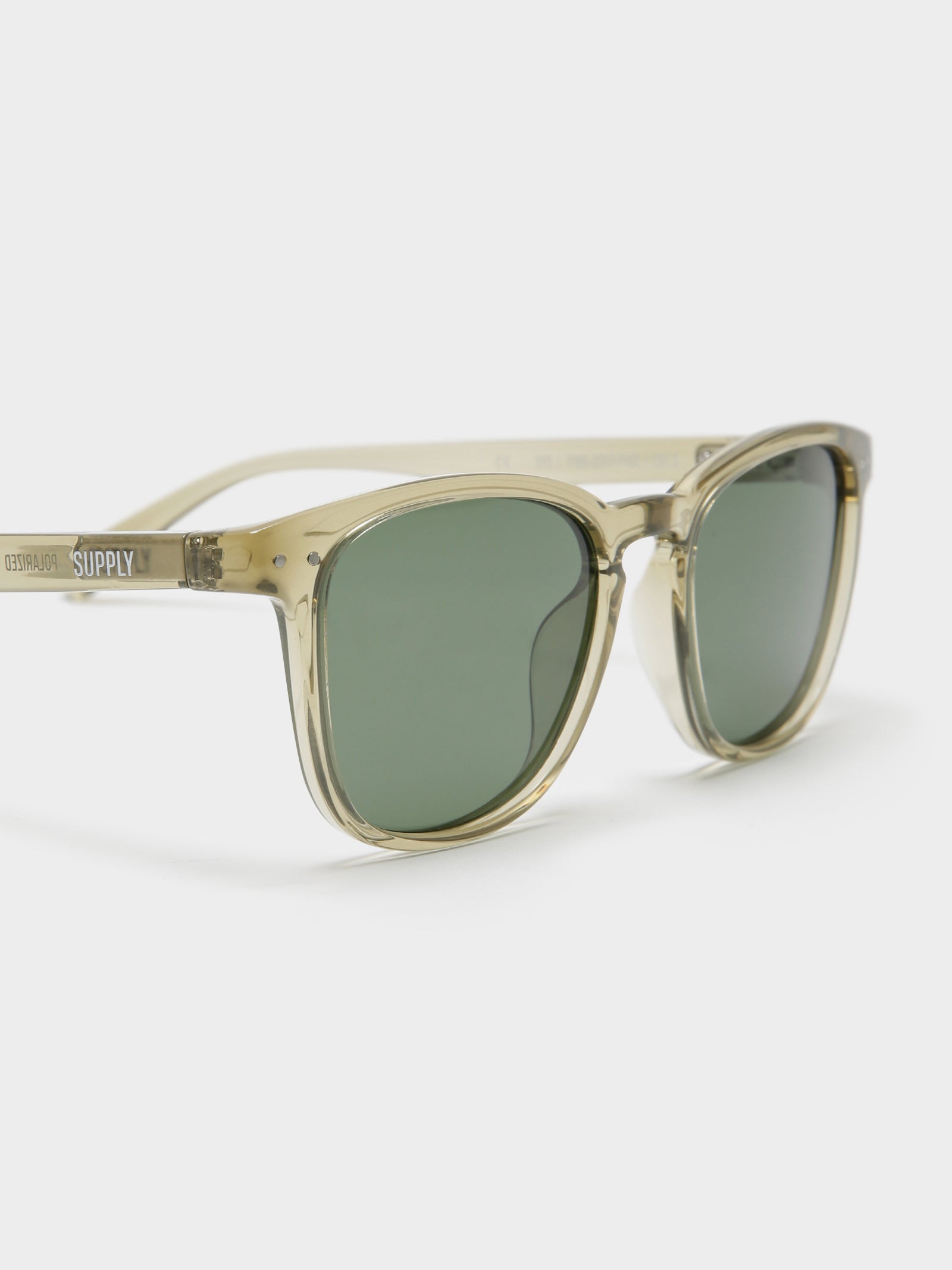 Syd Sunglasses in Ochre Green