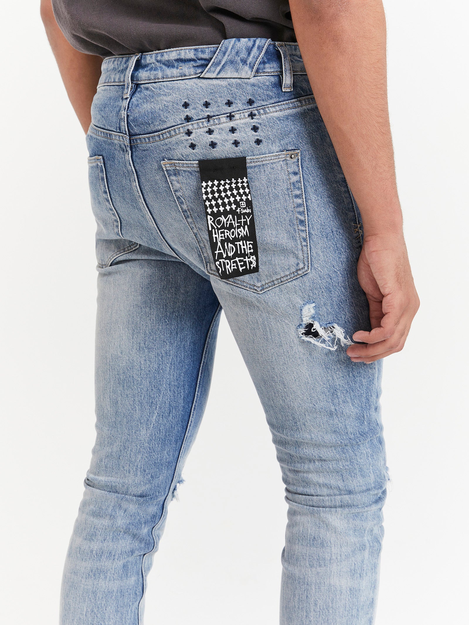 Chitch Self Repair Jeans in Denim