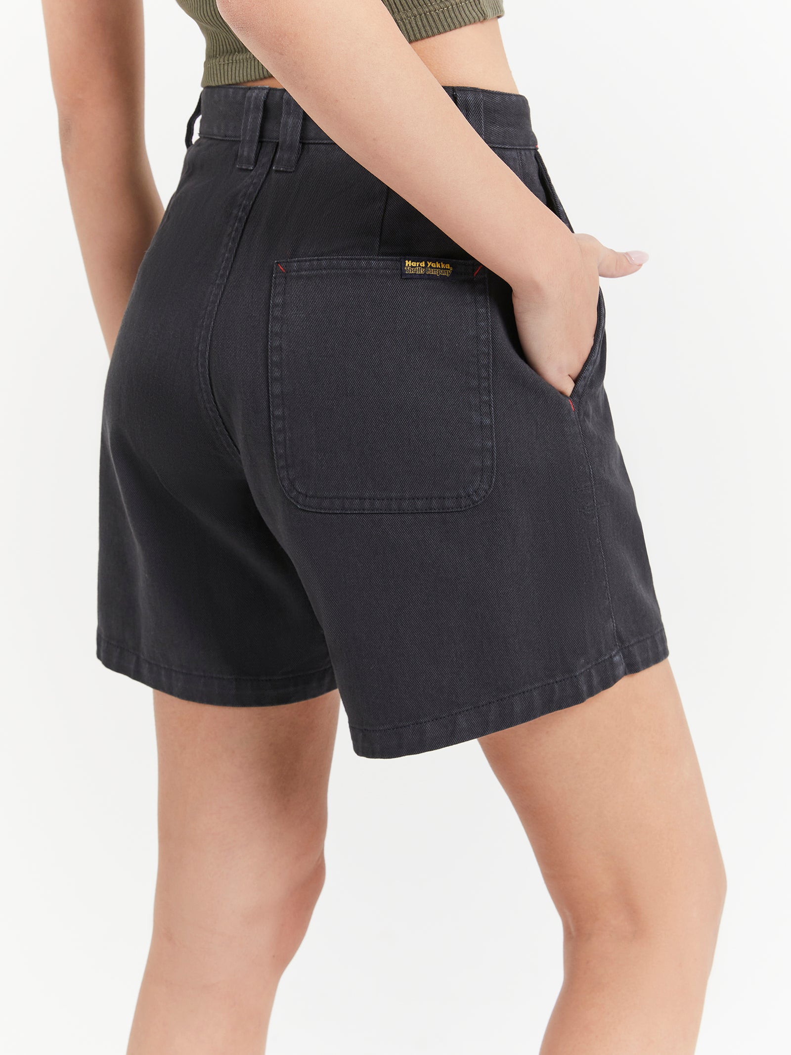 Hard Yakka X Thrills Koko Short in Dark Charcoal