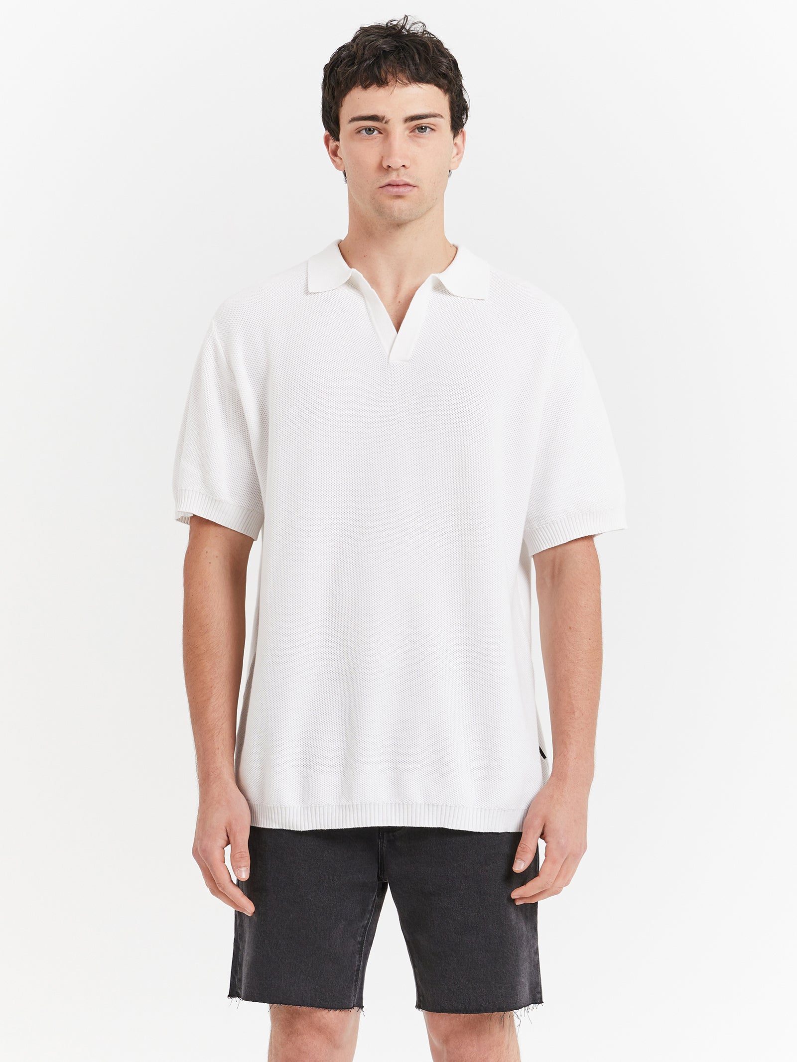 St Tropez Short Sleeve Shirt in White