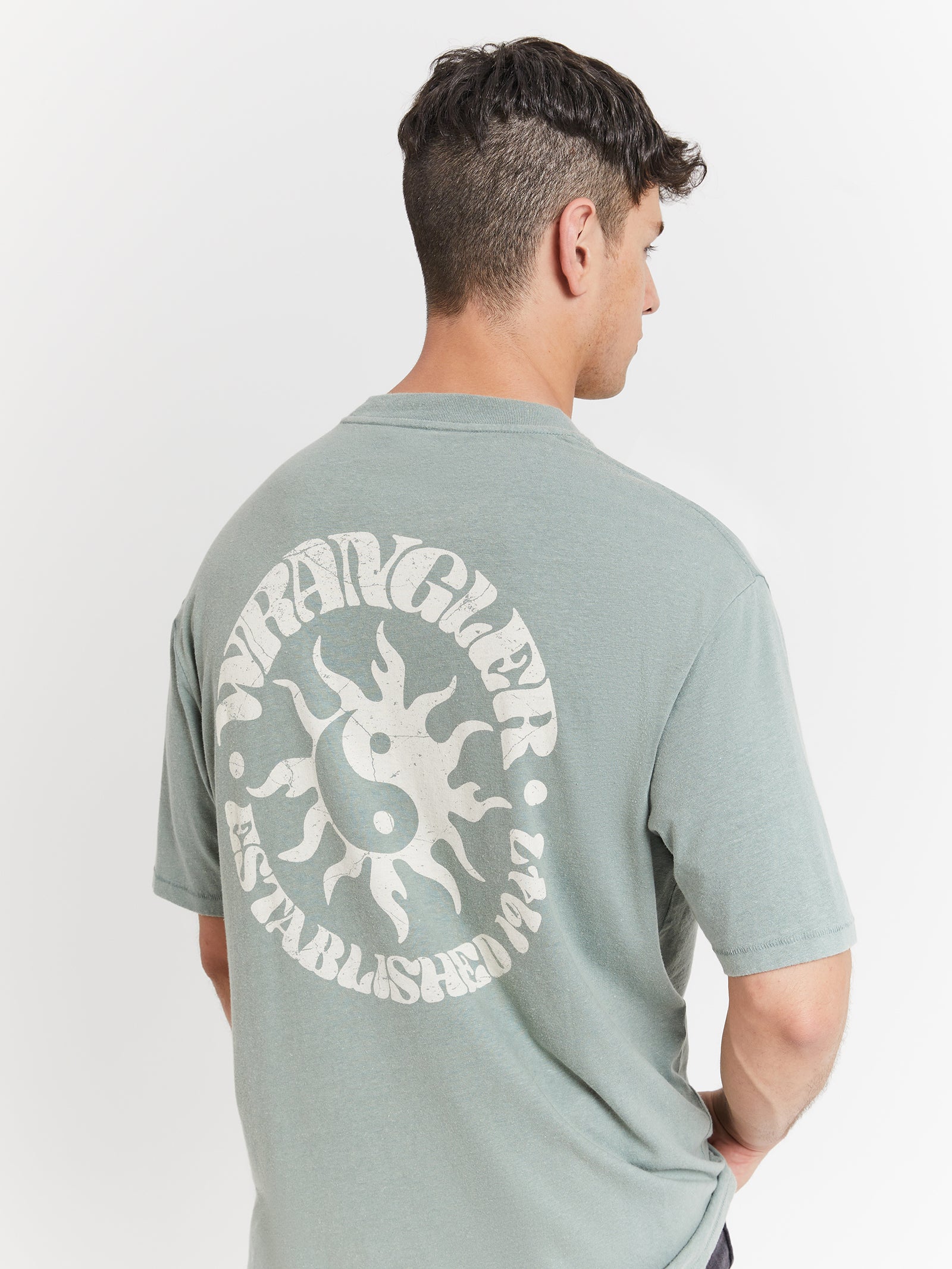 Sun Yin Slacker T-Shirt in Washed Jade