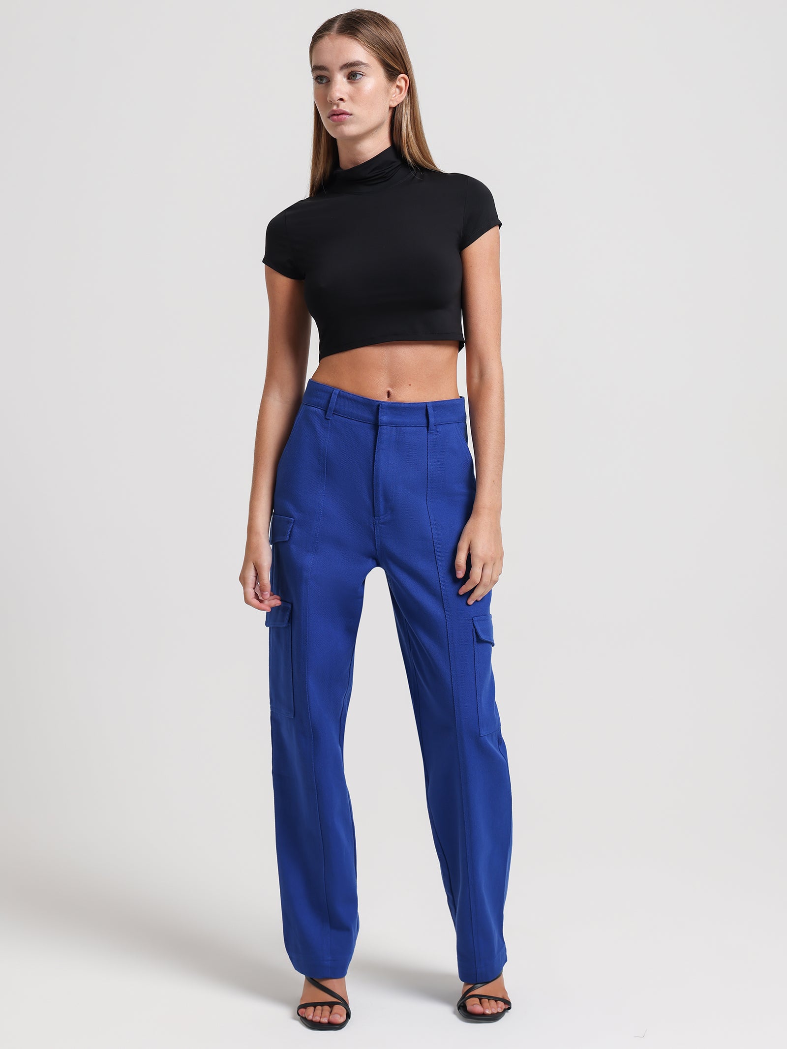 Taima Pants in Cobalt