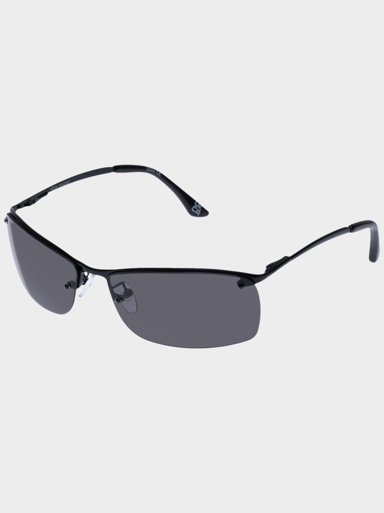 Vega Sunglasses in Black Smoke Mono