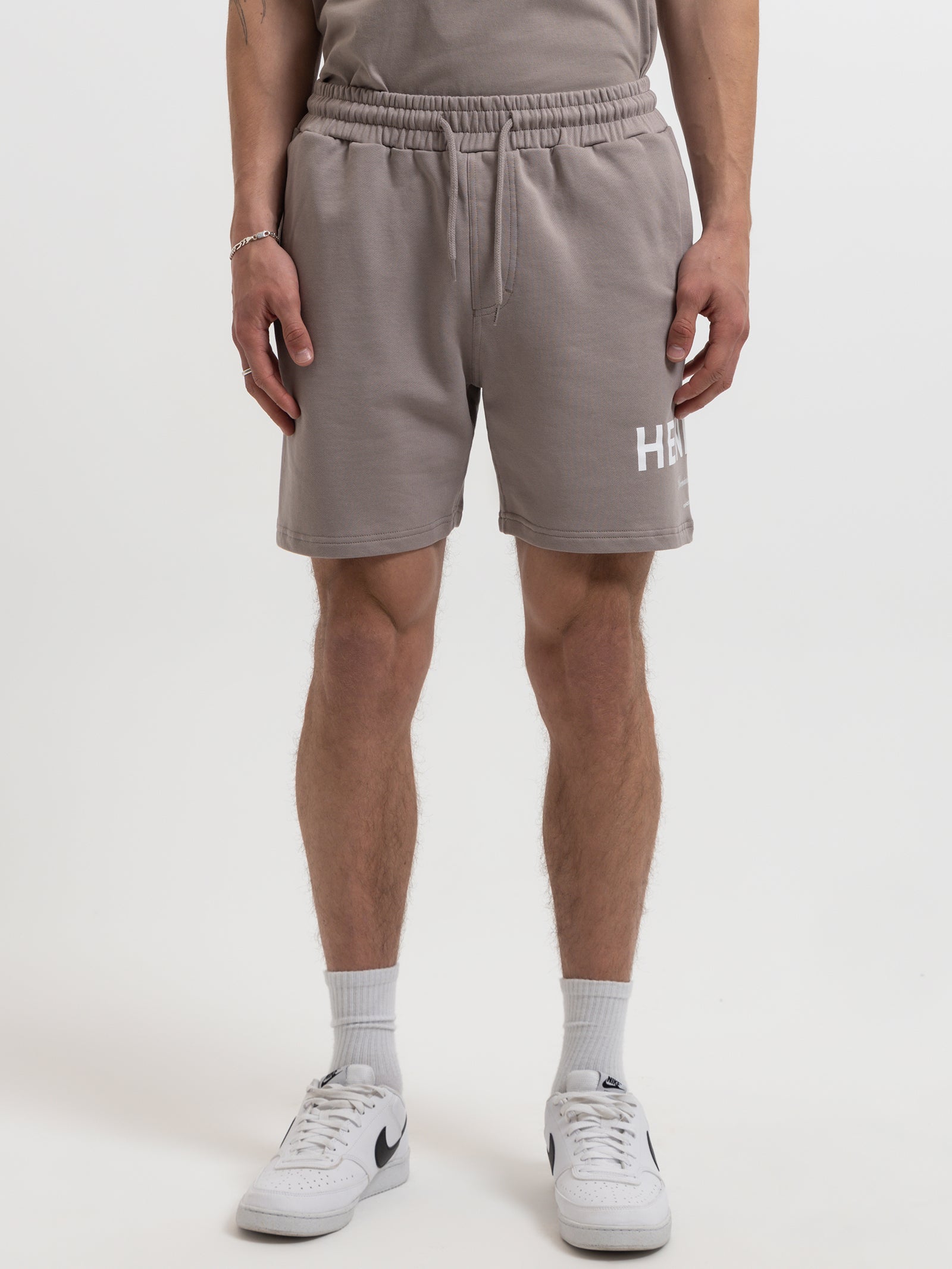 Contender Track Shorts in Pewter