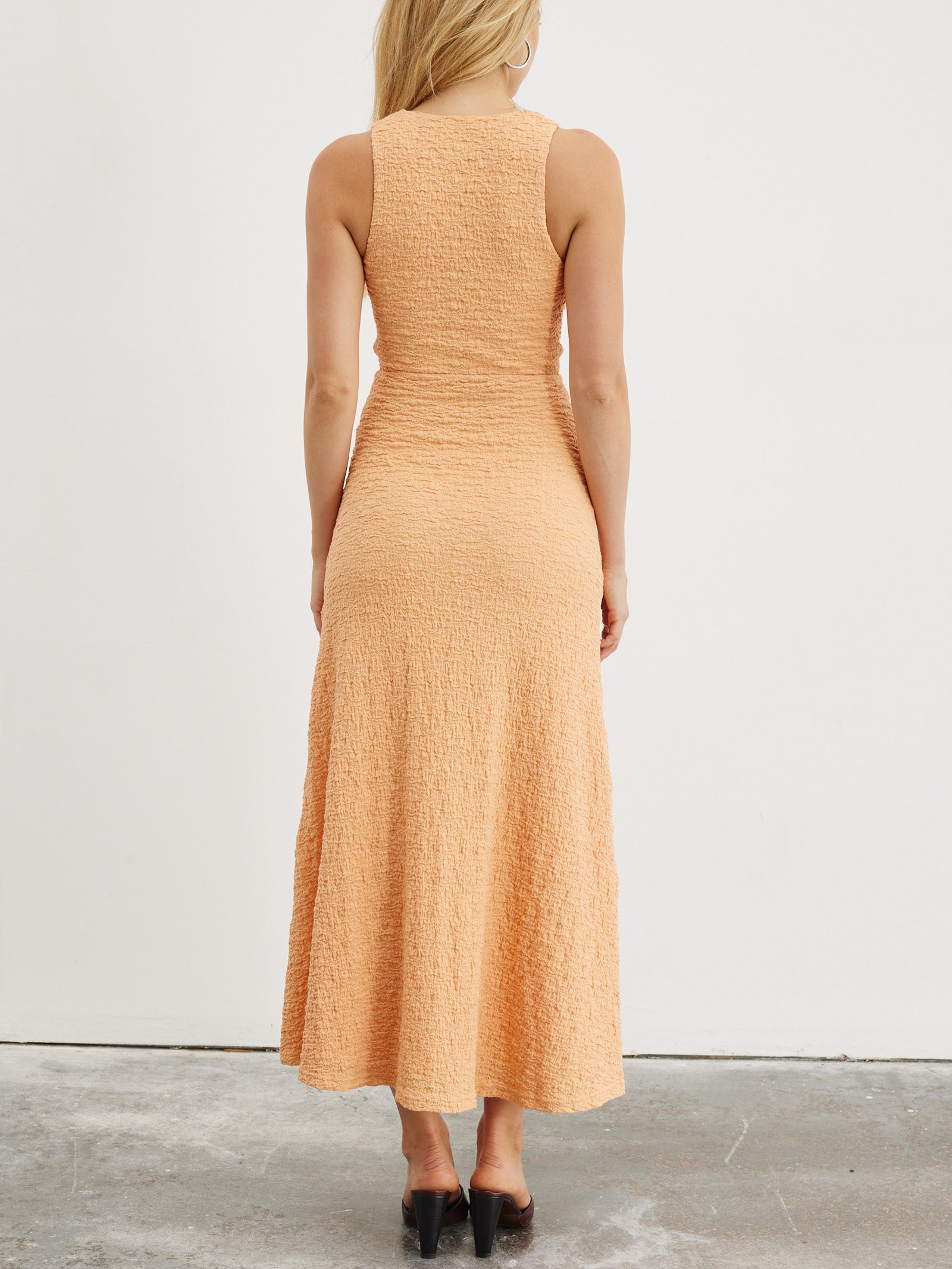 Kaya Dress in Peach