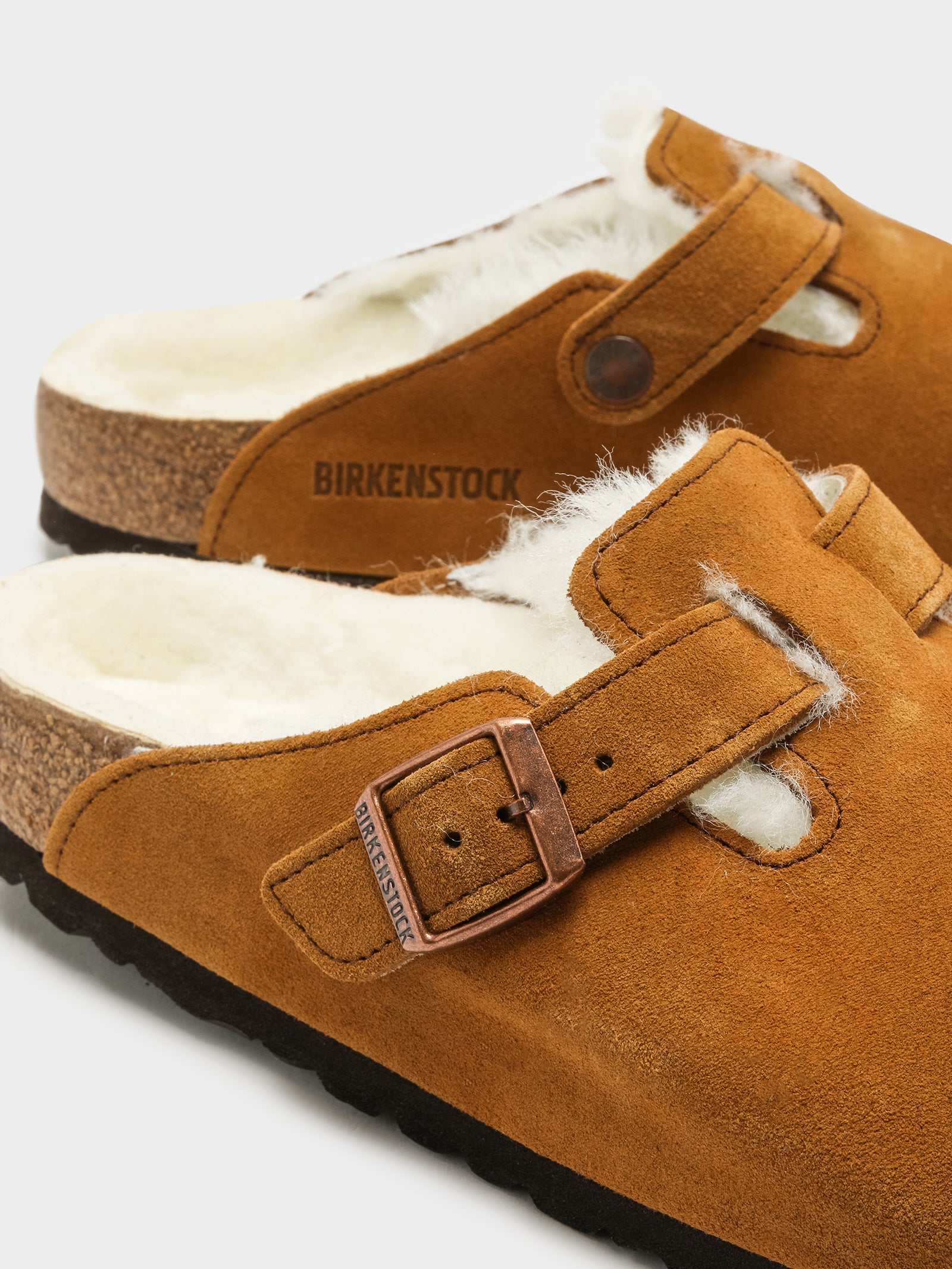 Mens Boston Fur Suede in Mink