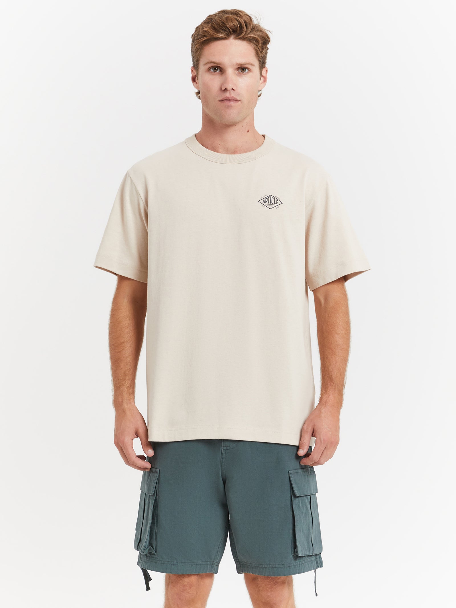 Coterie Logo T-Shirt in Vanilla