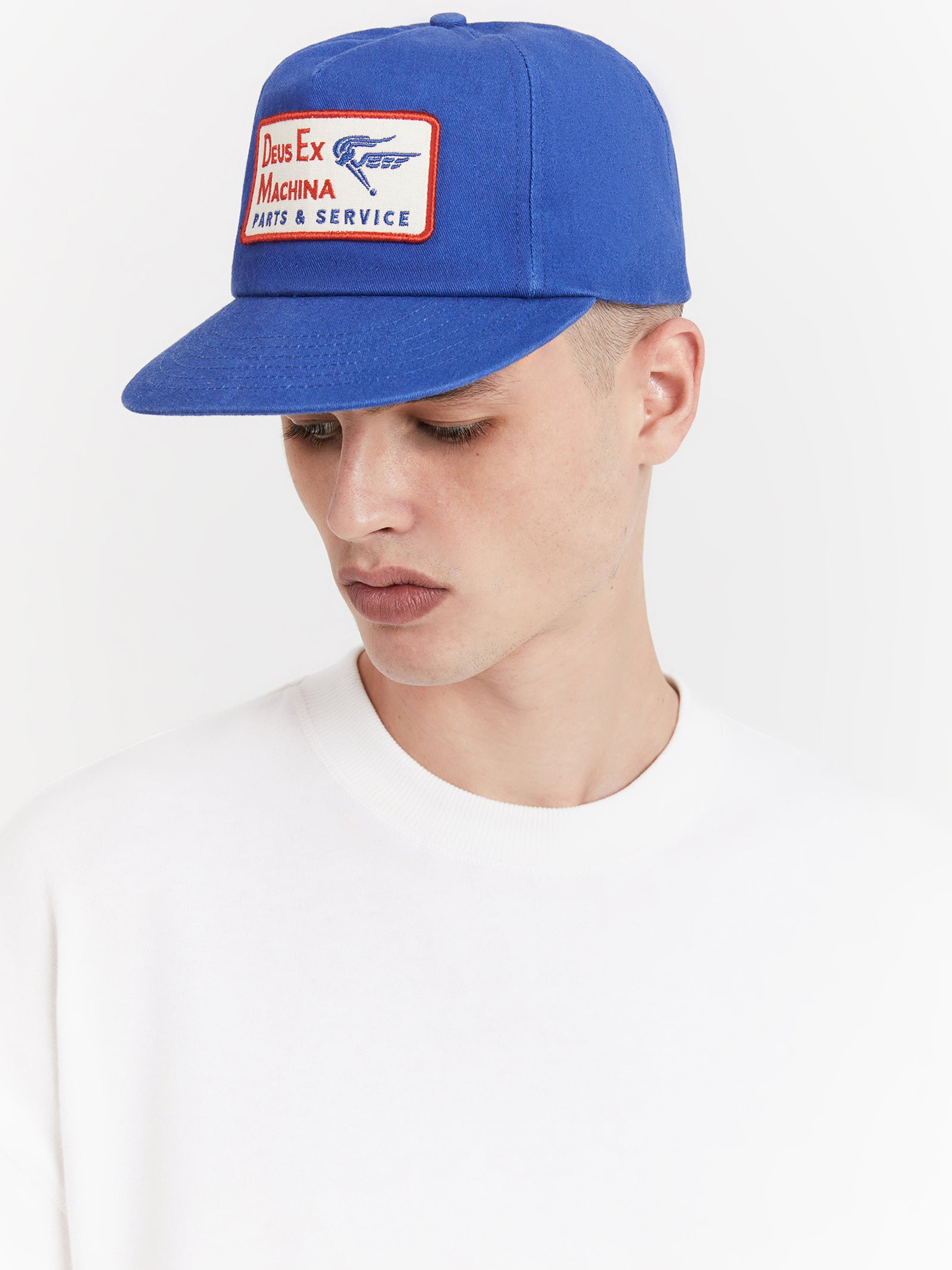 Frank Soft Trucker Hat in Work Blue