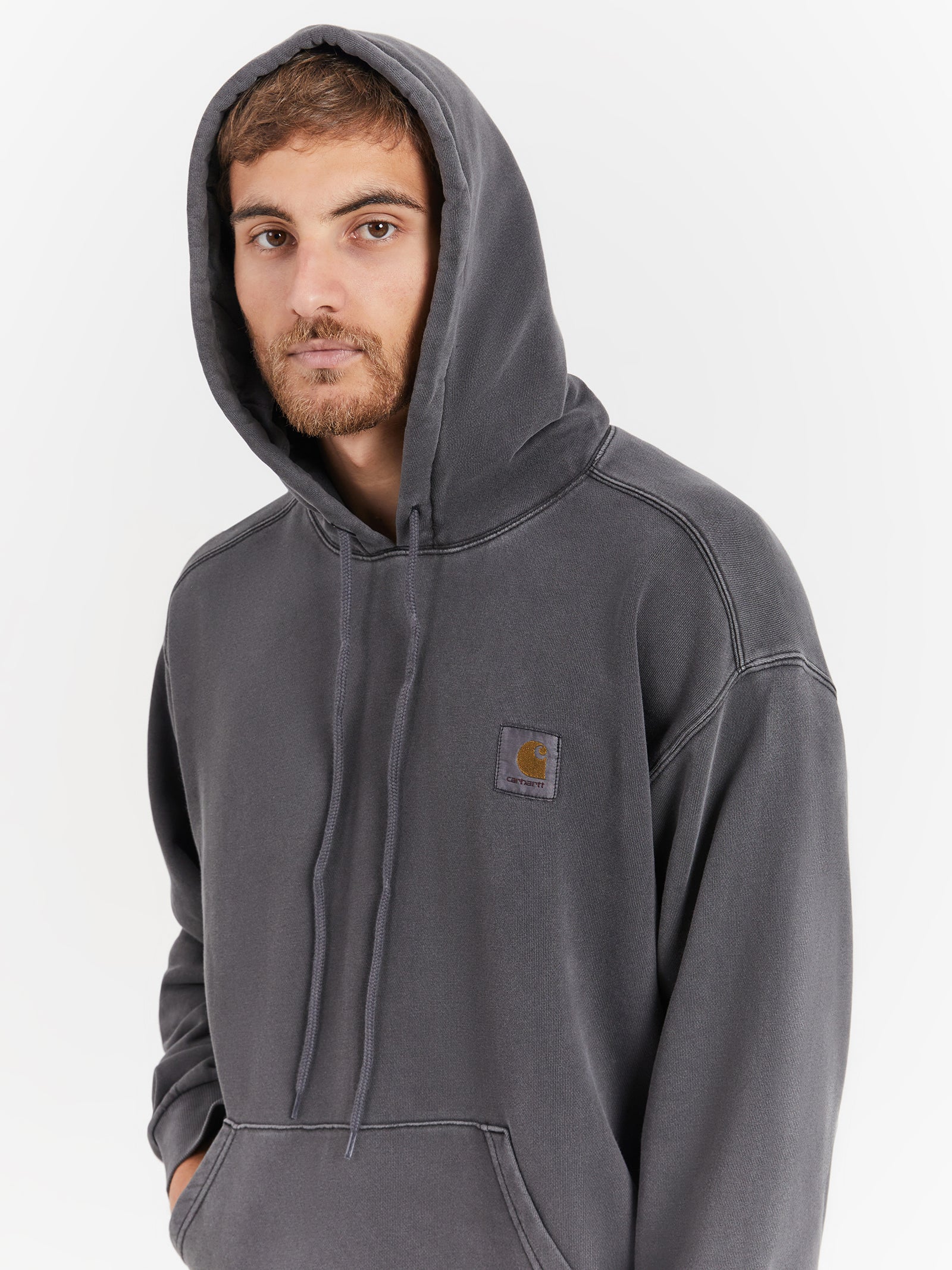 Hooded Nelson Sweat in Black