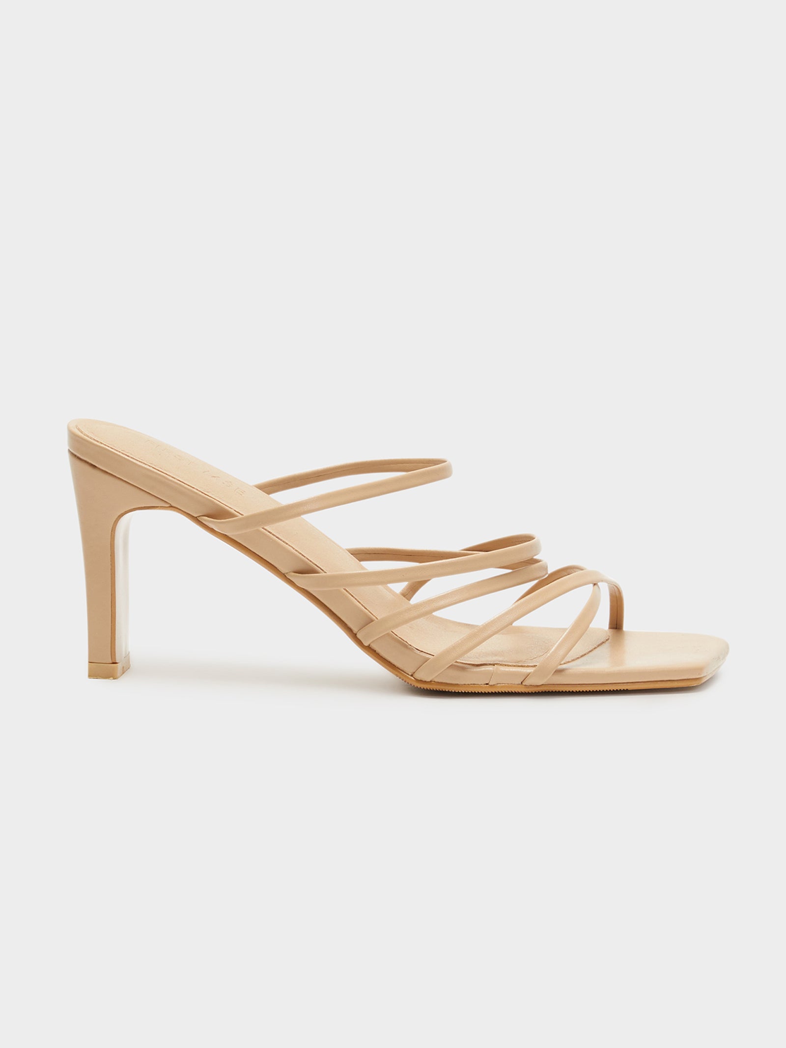 Senya Strappy Heels in Natural