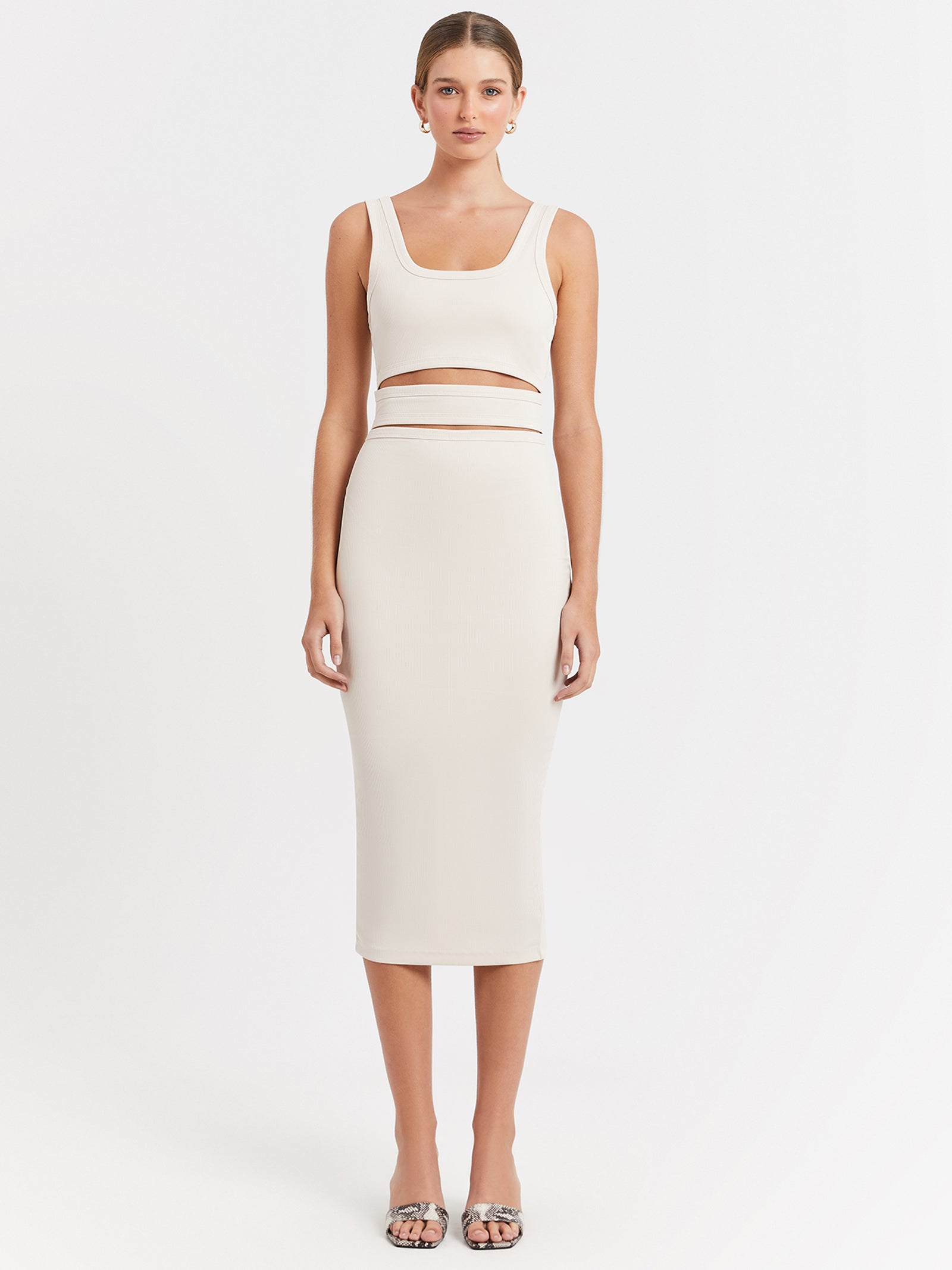 Imani Rib Midi Dress