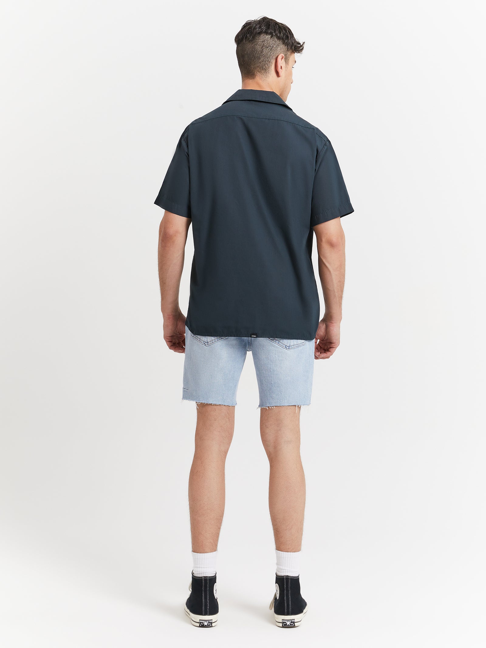 Thrills Union Short Sleeve Work Shirt in Spruce Green