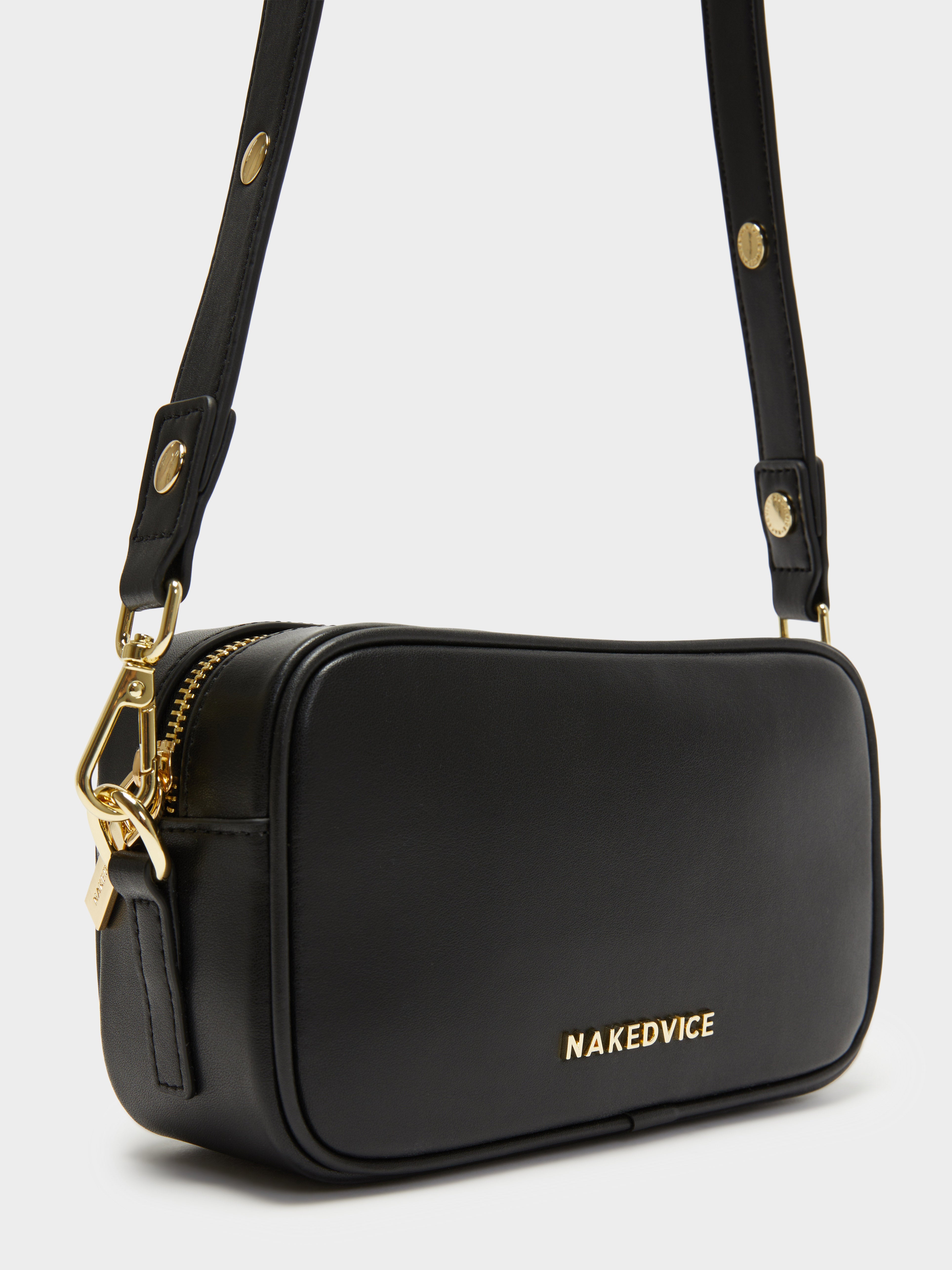 The Mac Benji Bag in Black & Gold