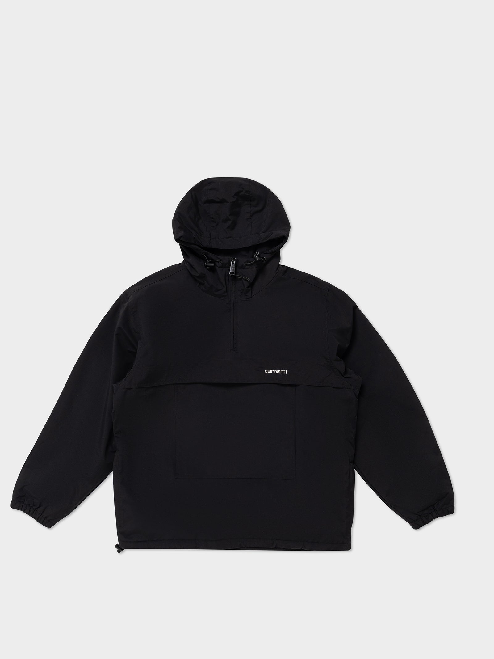 Windbreaker Pullover in Black & White