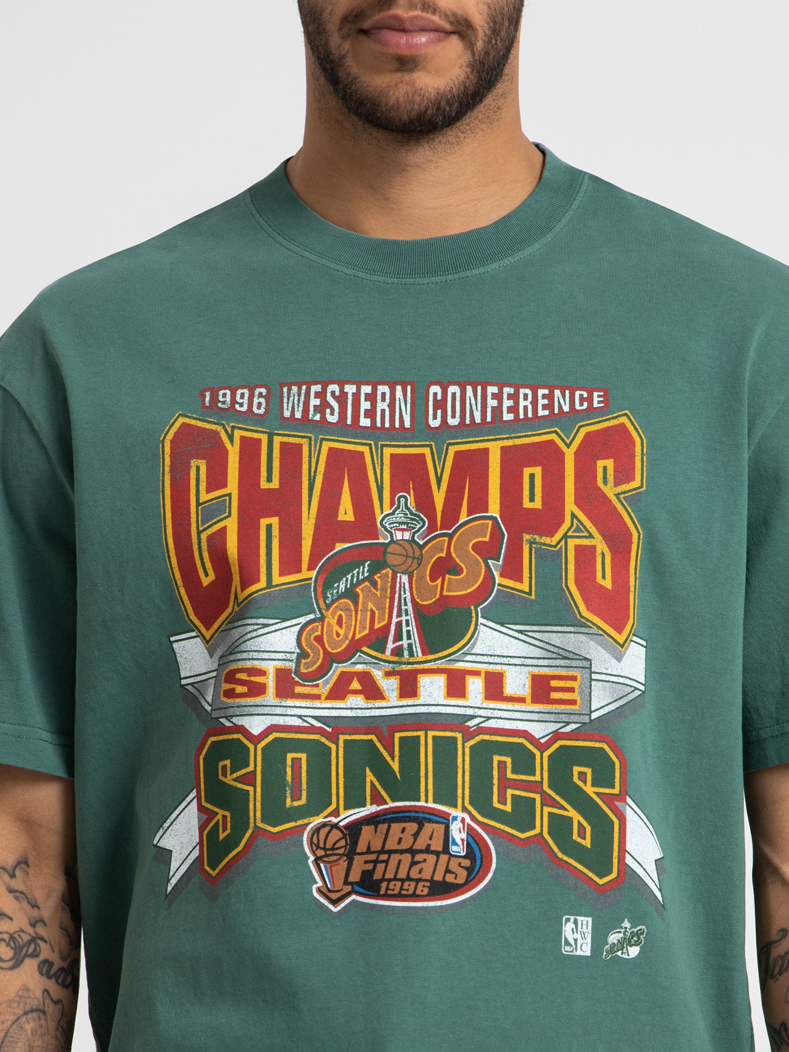 1996 Western Conference Champs T-Shirt in Green