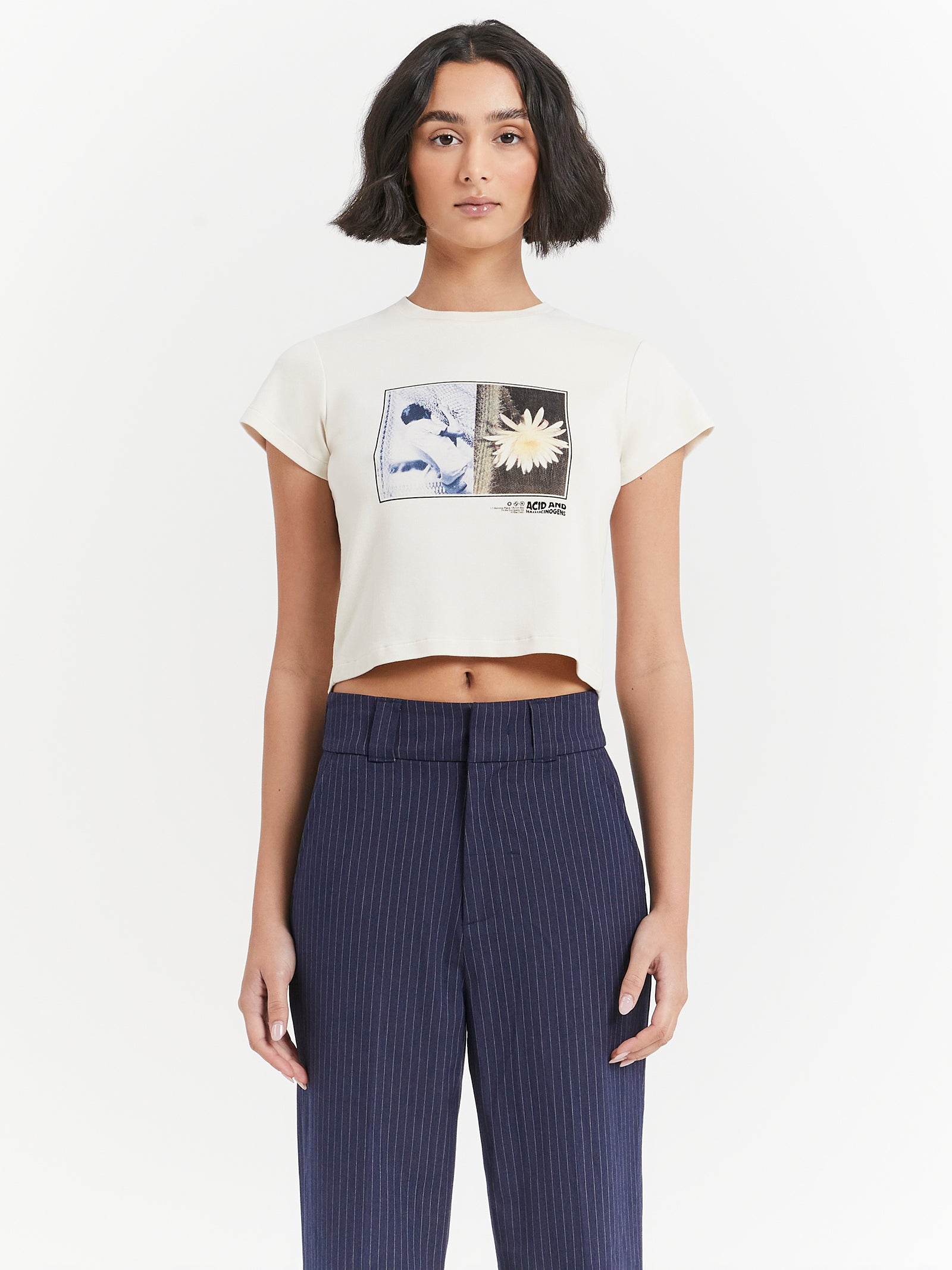 A And H Mini T-Shirt in Heritage White