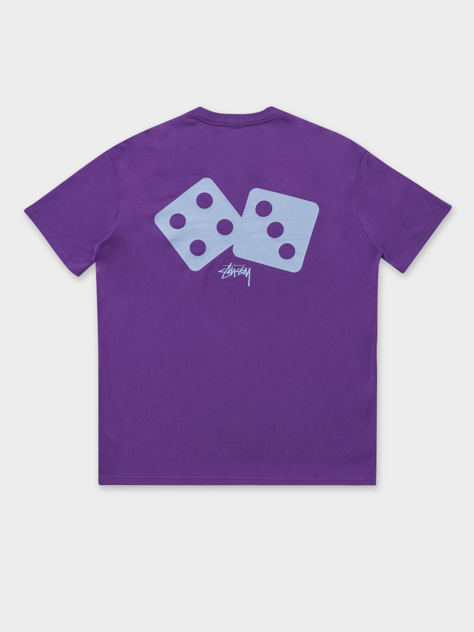 Two Dice Short Sleeve T-Shirt in Violet