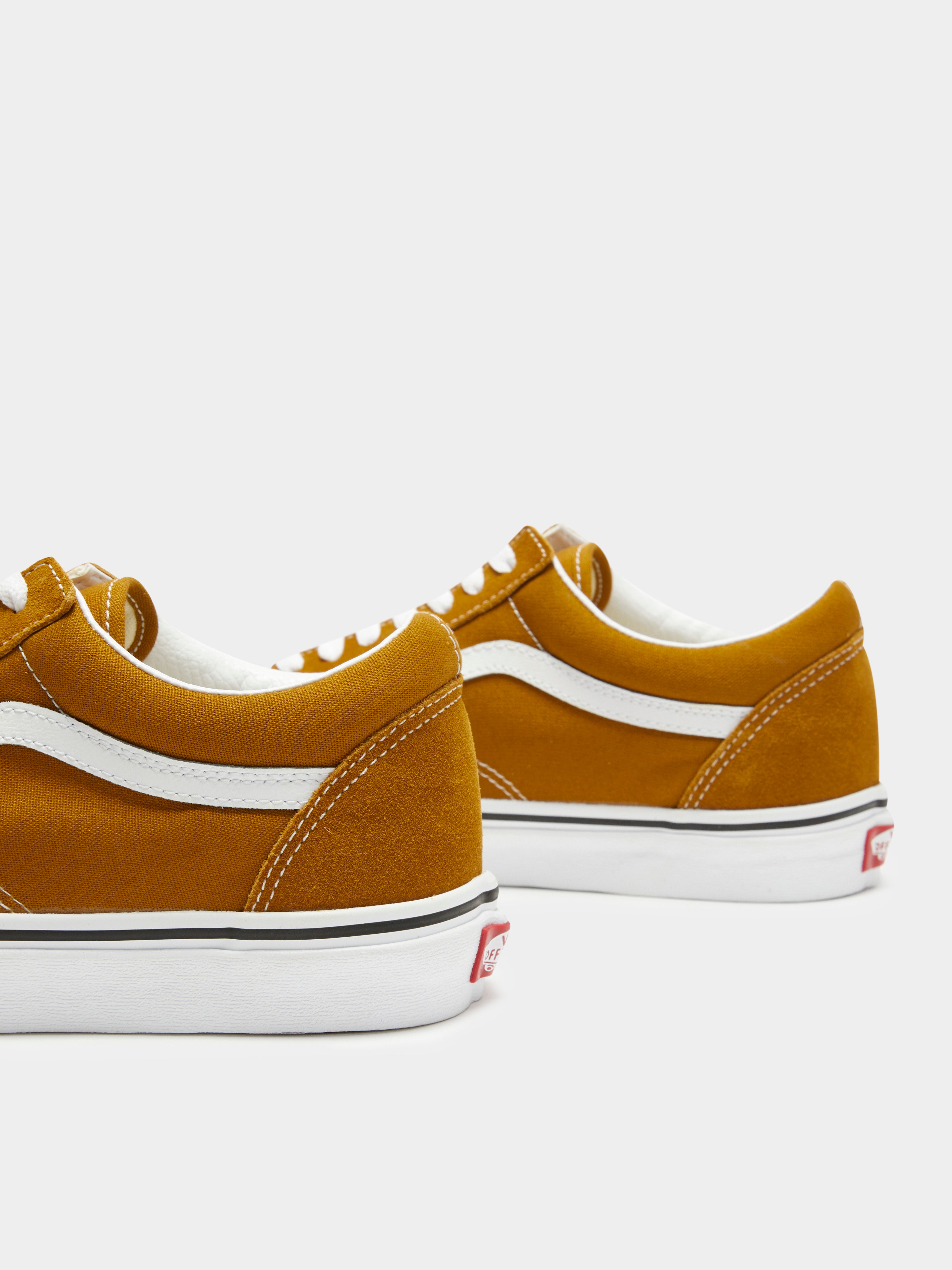 Unisex Old Skool Color Theory Sneakers in Golden Brown