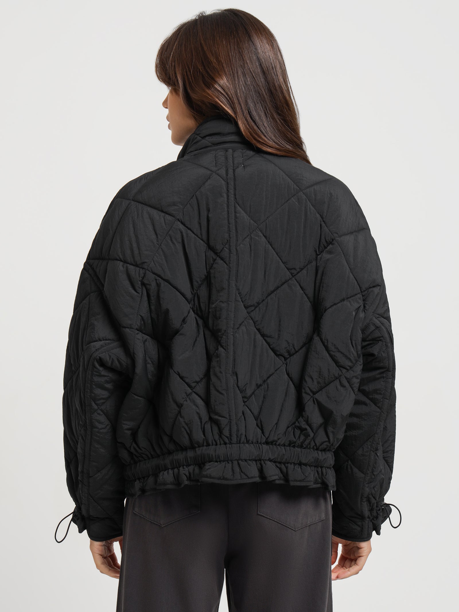 Sloane Puffer Jacket in Black