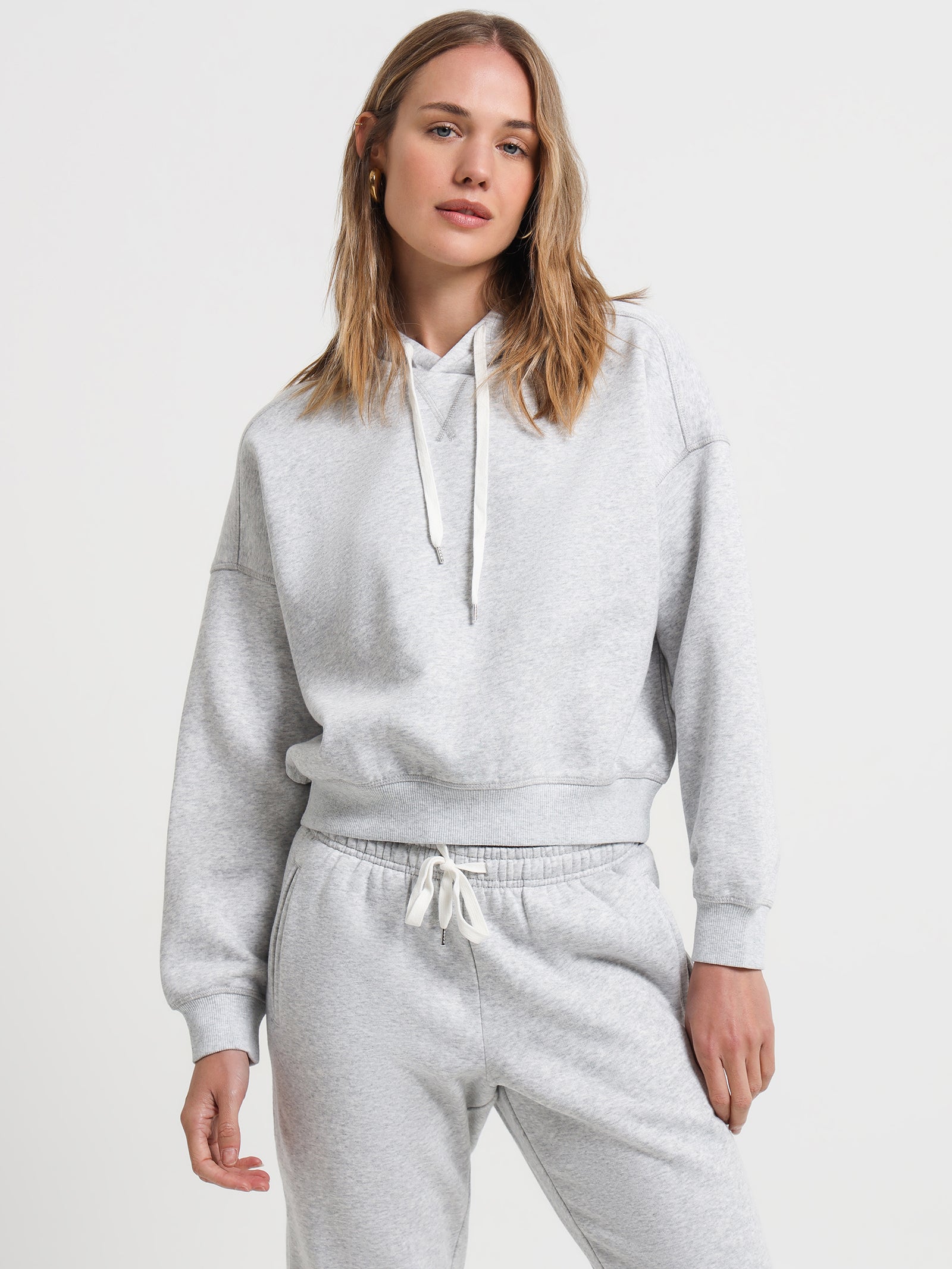 Carter Classic Hoodie in Grey Marle