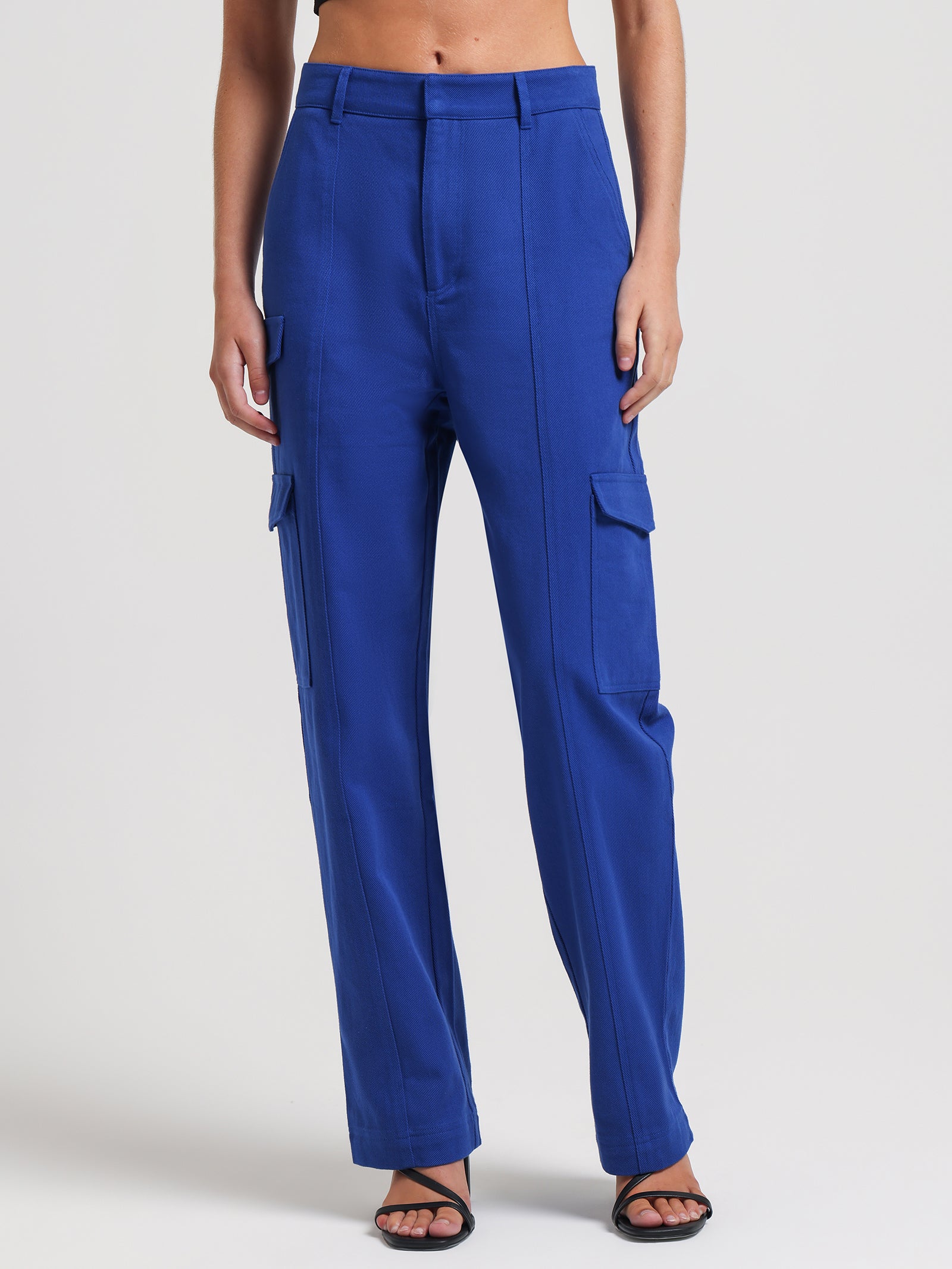 Taima Pants in Cobalt