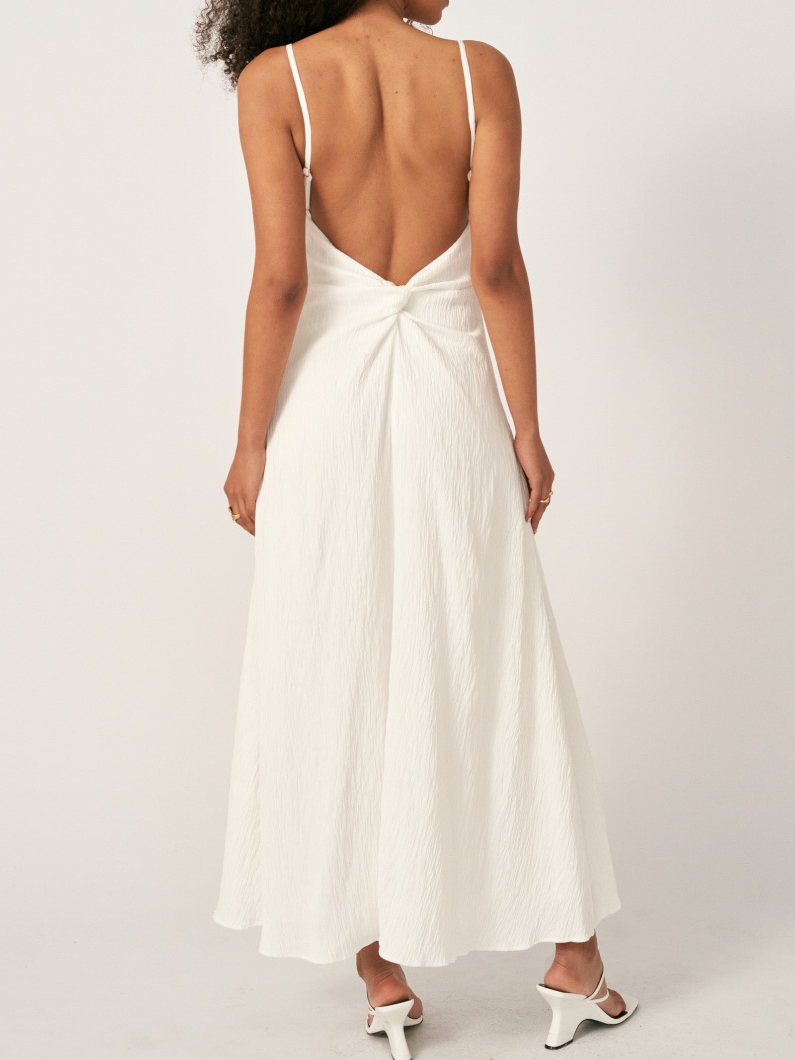 Georgia Maxi Dress in White