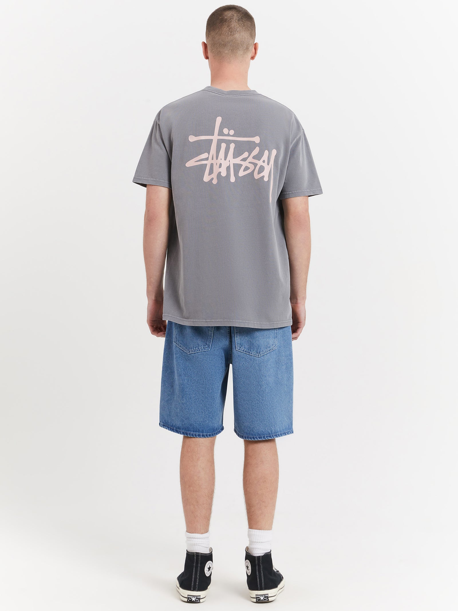 Graffiti Heavyweight T-Shirt in Pigment Grey