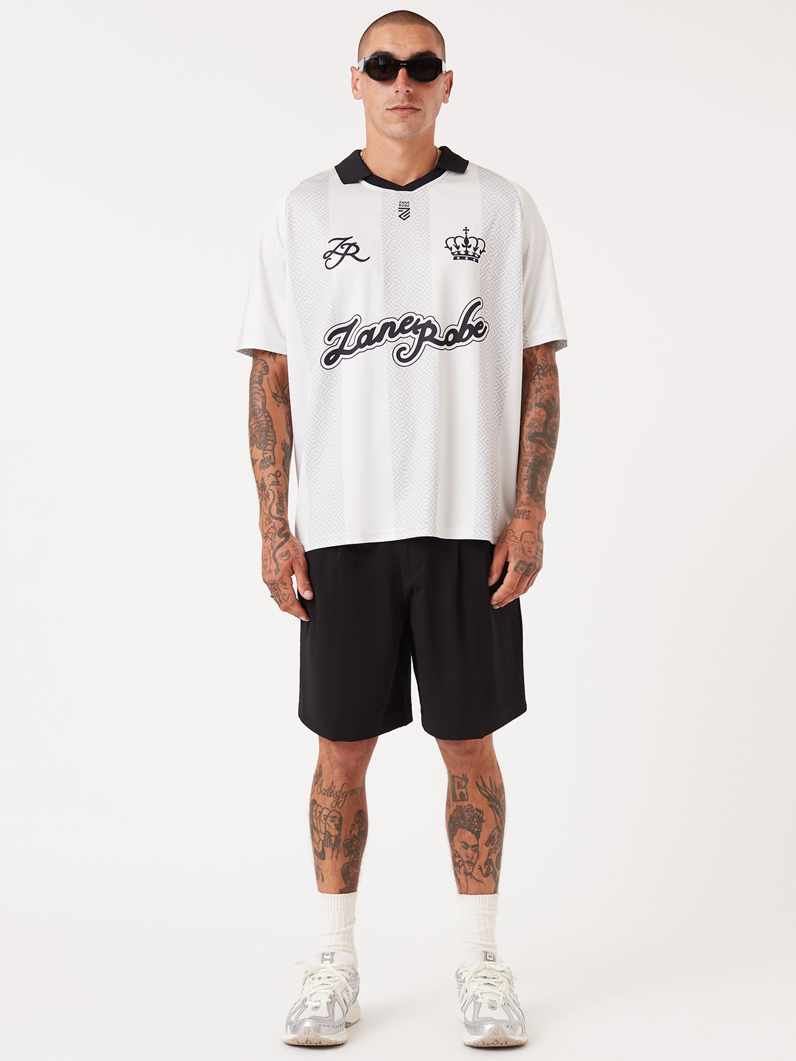 Classique Football Jersey In Vintage White