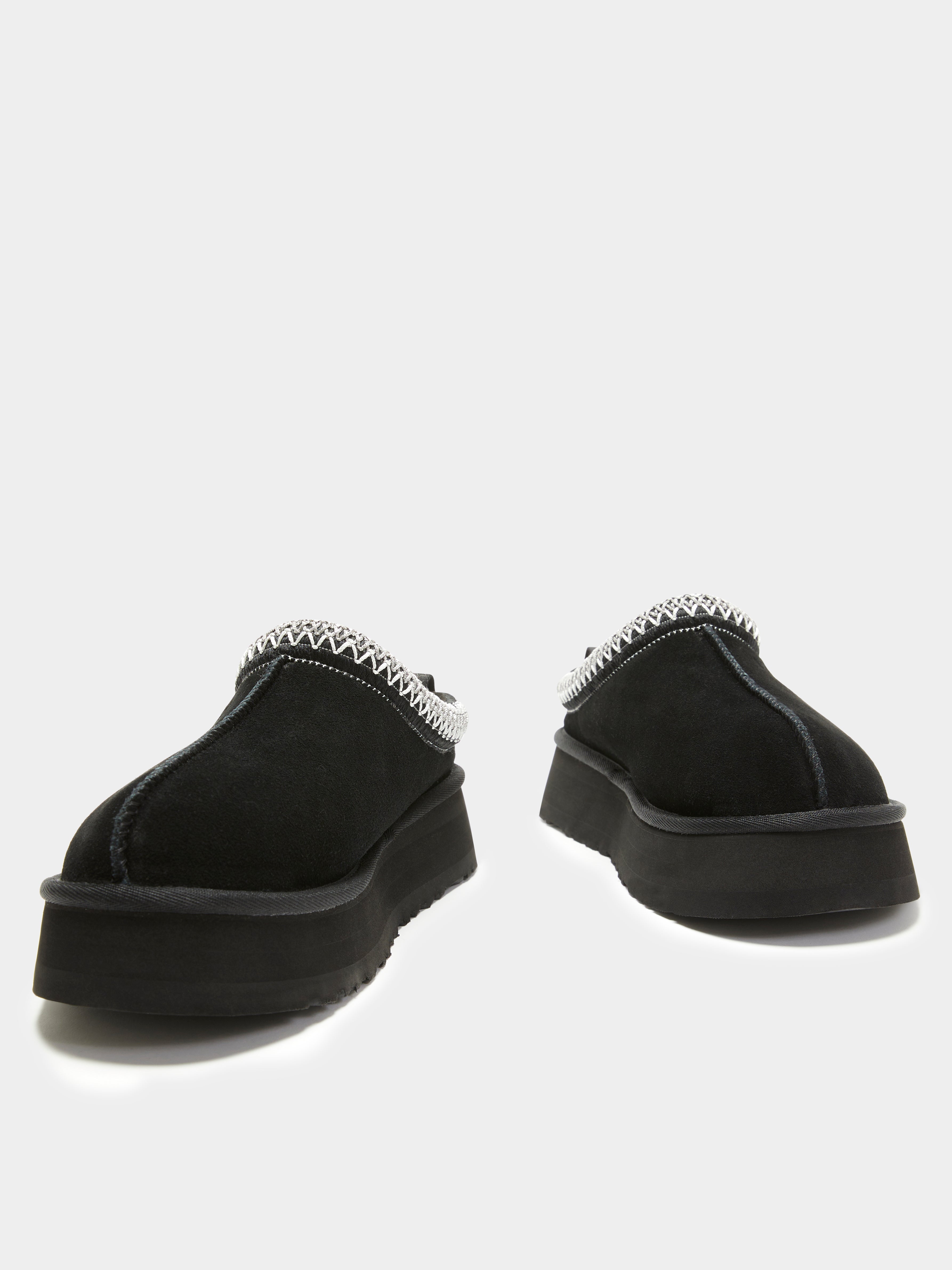 Womens Tazz Platform Slip-On Shoes in Black