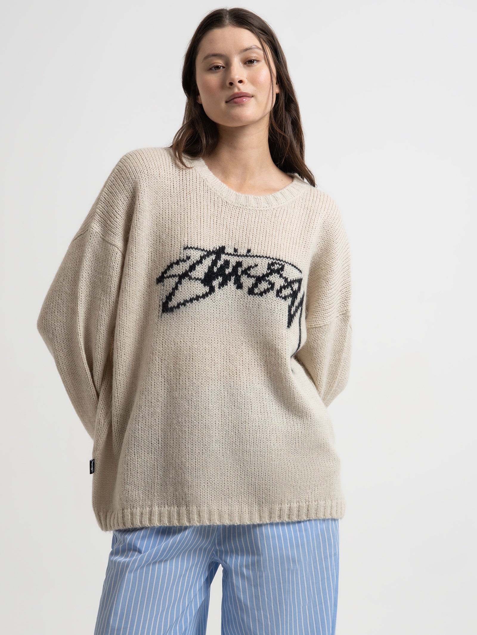 Smooth Stock Oversized Knit in Cream