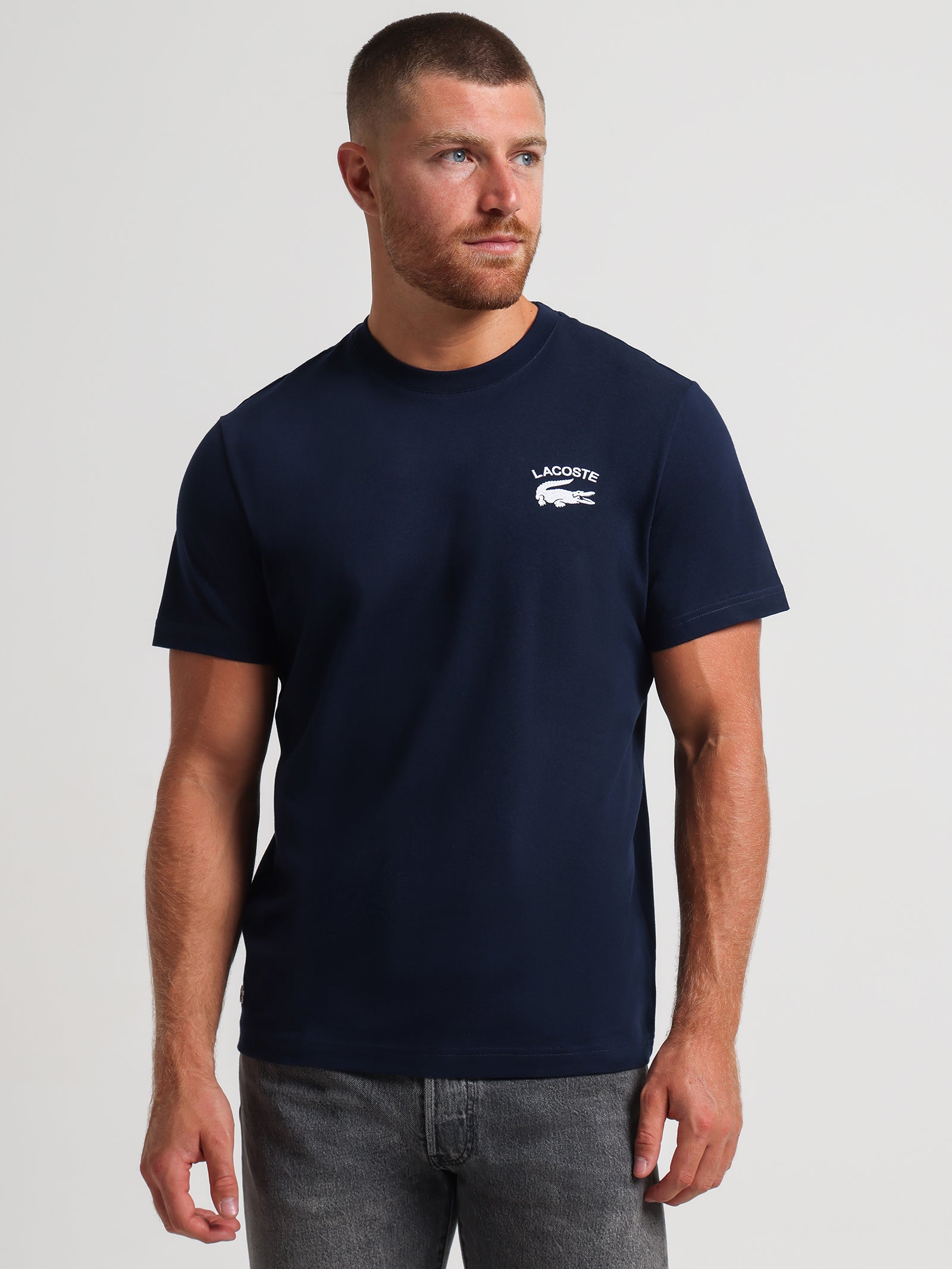 Soft Branding T-Shirt in Navy