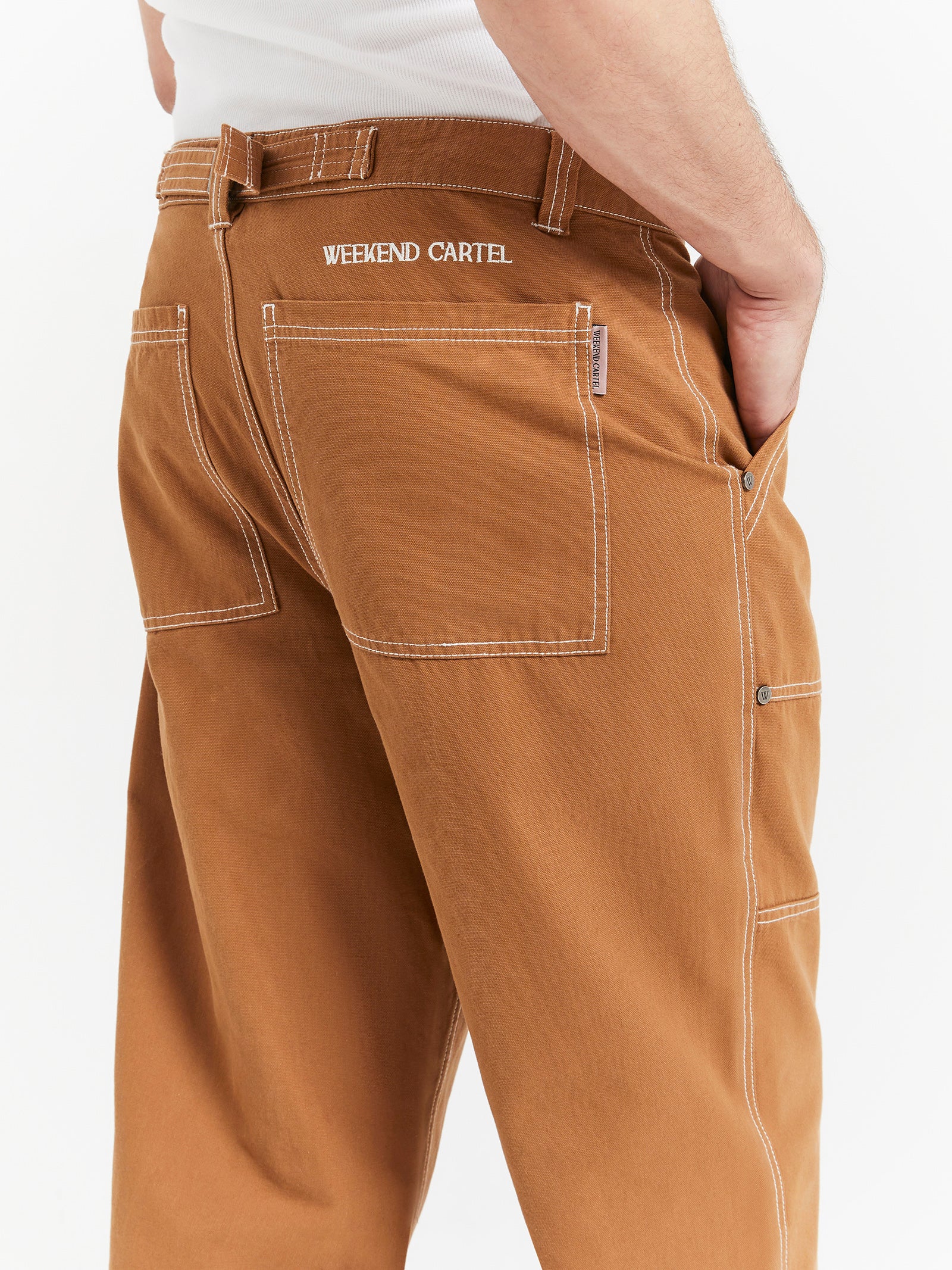 Desolate Utility Pants in Sepia