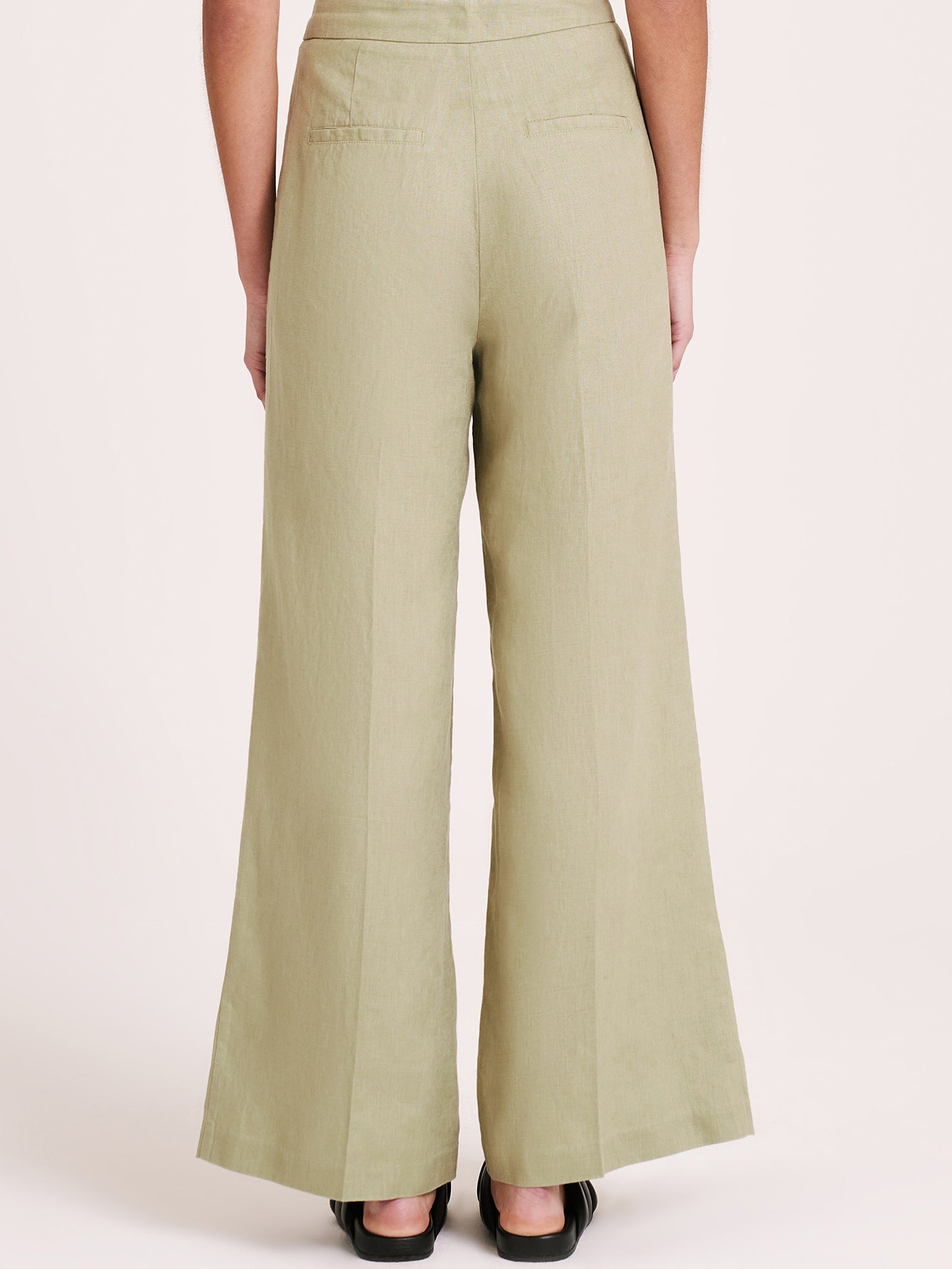 Thilda Linen Pants in Sage