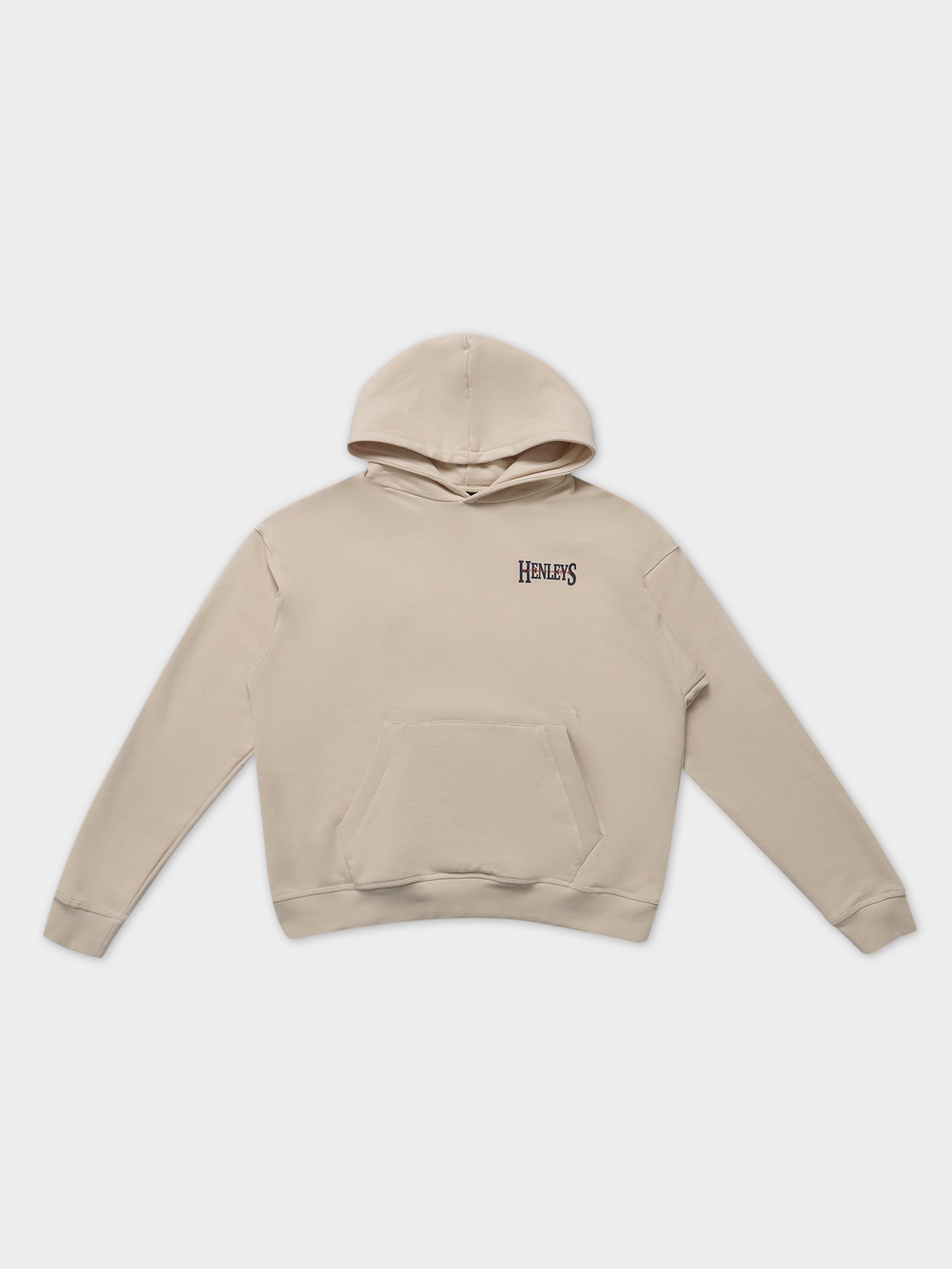 Panoramic Hooded Sweater in Cream